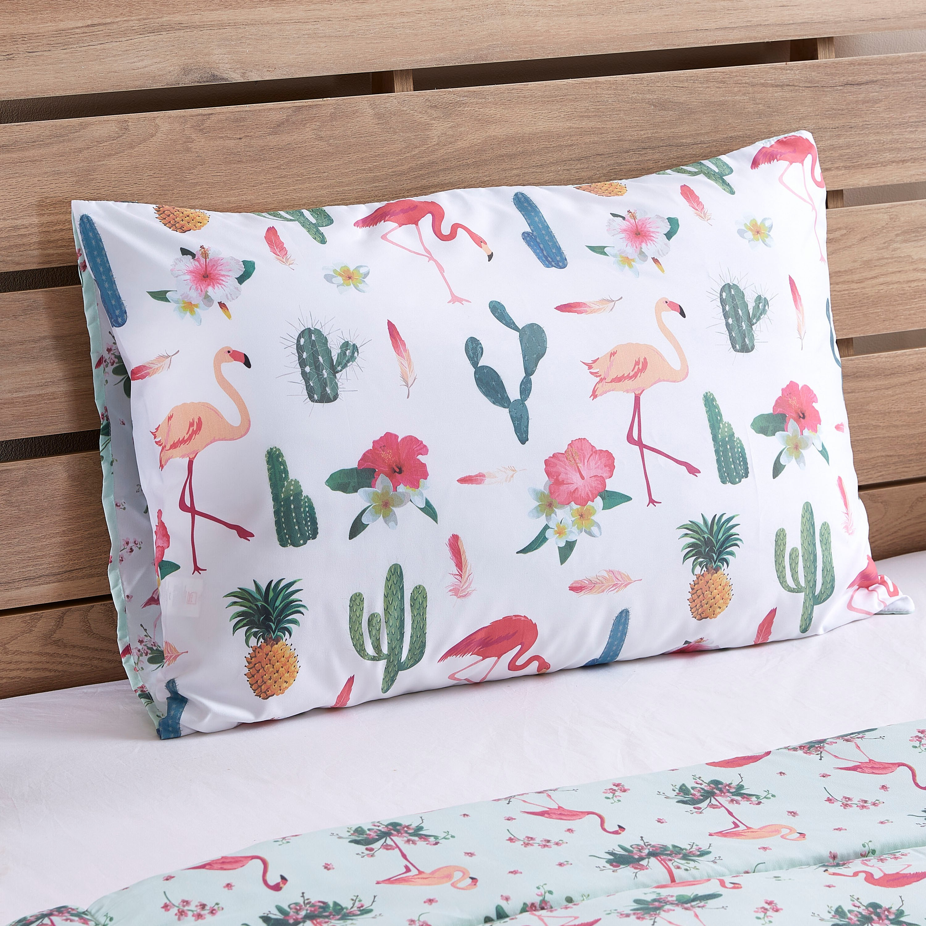 Modish Flamingo Digital Print 2-Piece Twin Comforter Set - 160x220 cm-hbxhomeware-hbxkidsandyouth-image-4