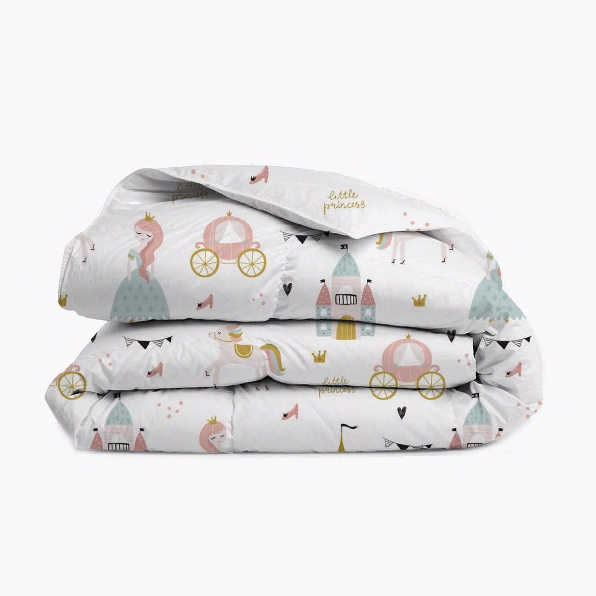 طقم ألحفة وبياضات ساتن بطبعات ليتل برنسيس ديجيتال 2 قطع من جوي- 135x220 سم-hbxhomeware-hbxkidsandyouth-image-2