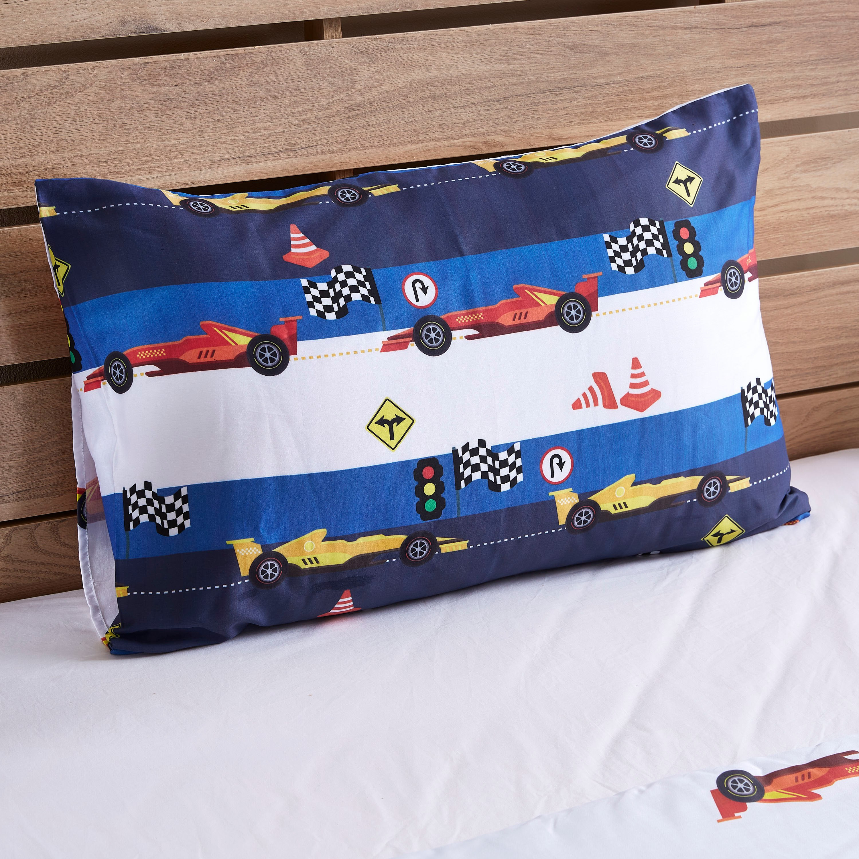 طقم لحاف ساتان مزدوج بطبعات سيارات رقمية من قطعتين من جوي - 160x220 سم-hbxhomeware-hbxkidsandyouth-image-4