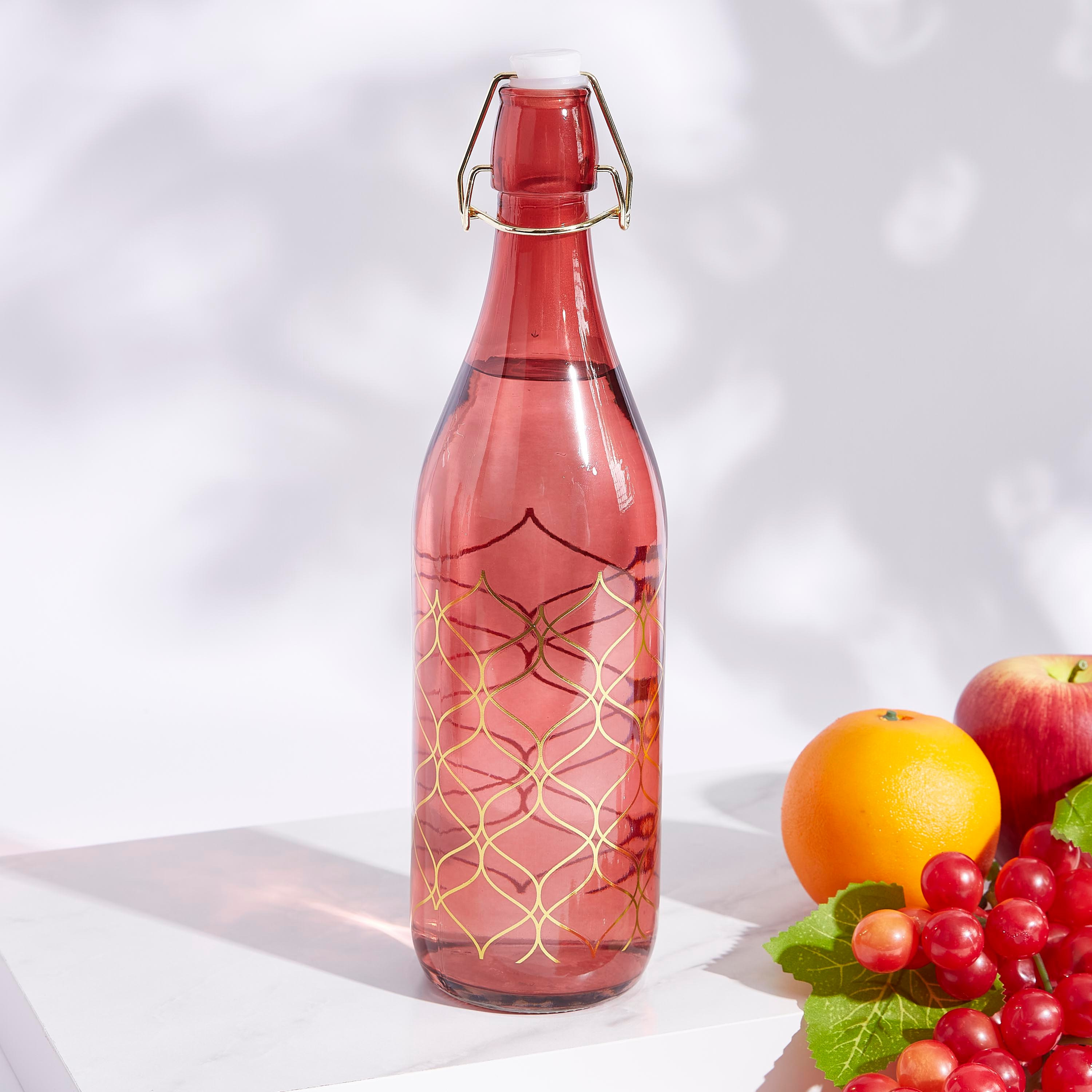 قارورة مياة بتصميم طبعات جالي من فيستيف جولد- 1 لتر-hbxhomeware-hbxkitchen-image-1