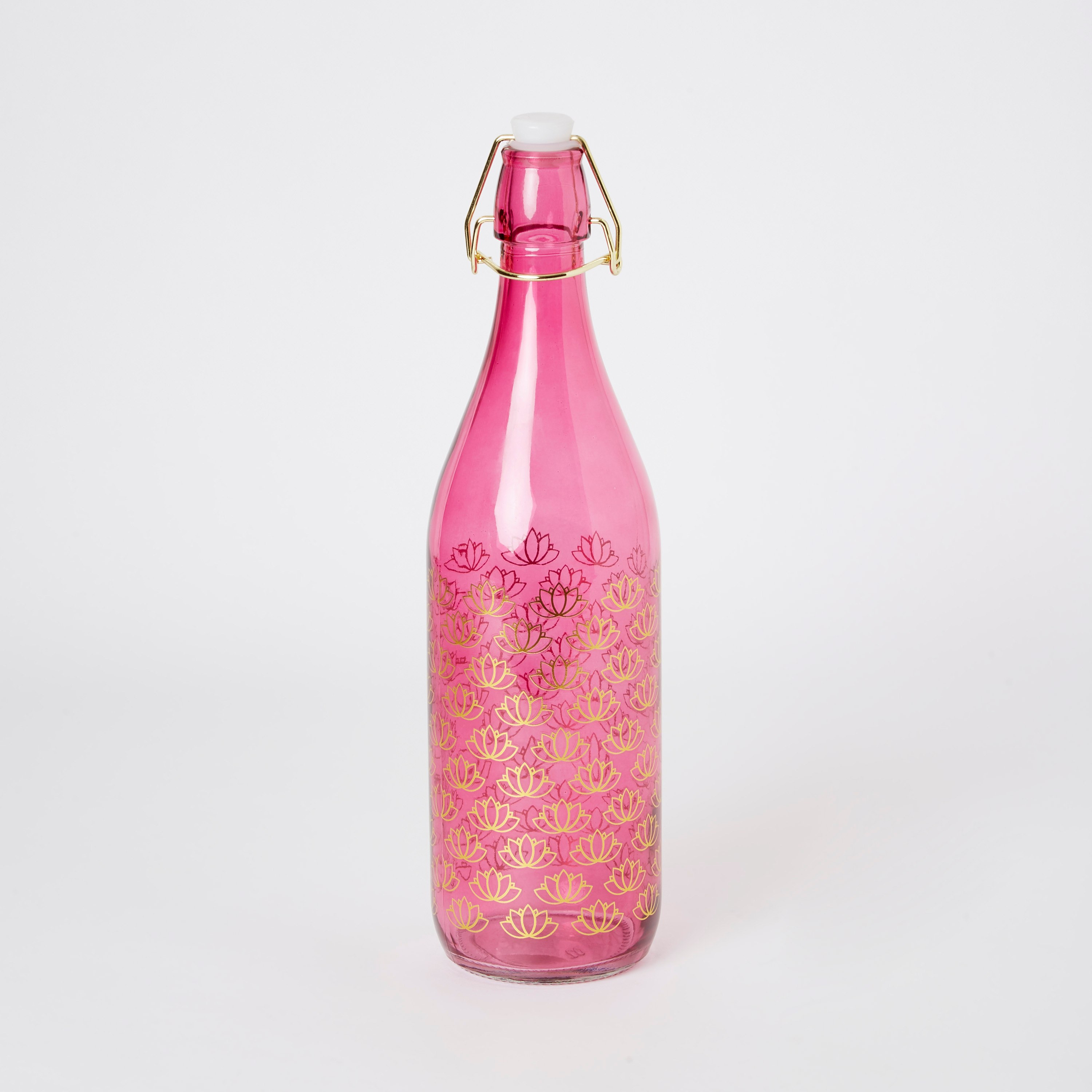 قارورة مياة بتصميم طبعات زهرة اللوتس من فيستيف جولد- 1 لتر-hbxhomeware-hbxkitchen-image-5