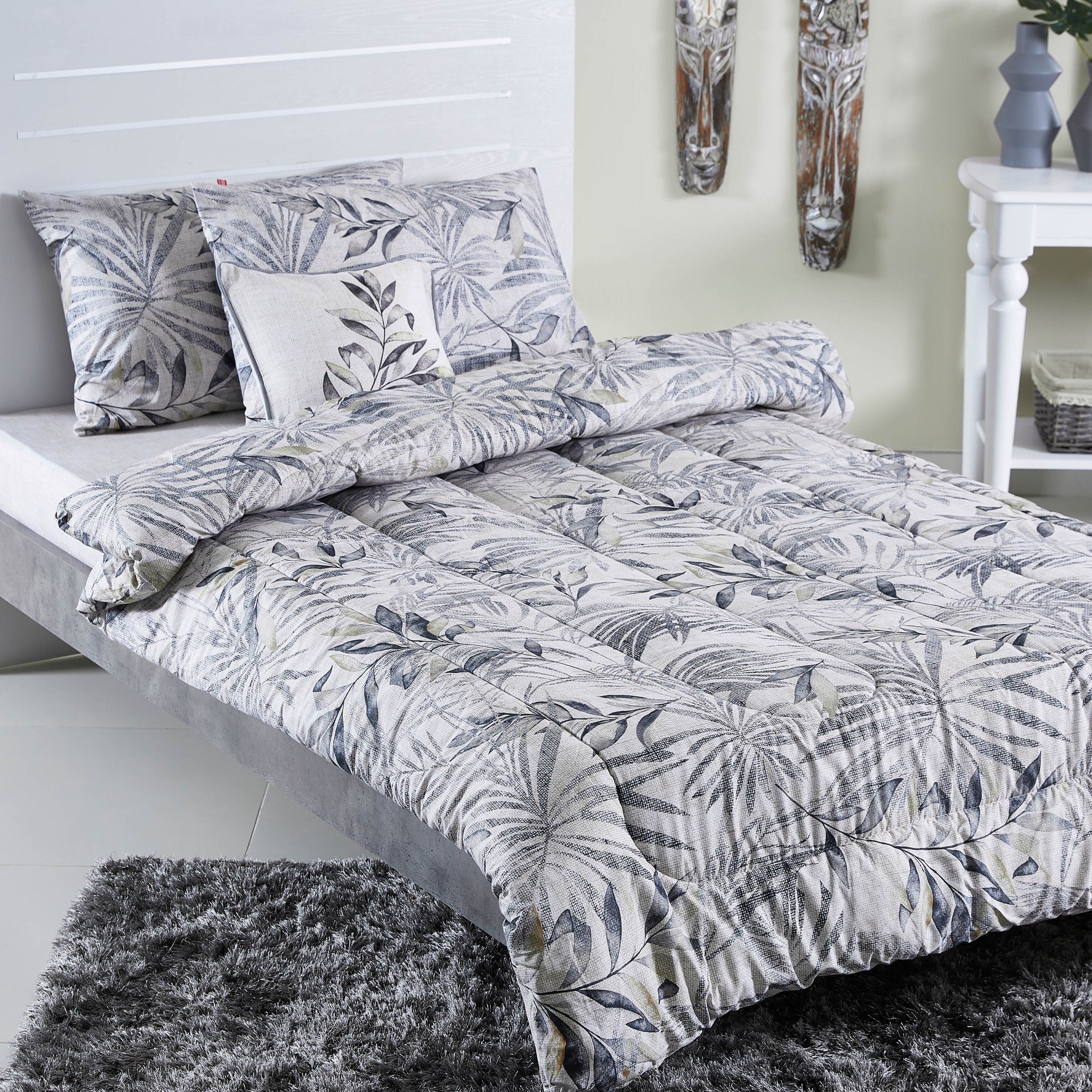 Lova 5-Piece Printed Cotton Twin BIAB Comforter Set - 160x220 cm-hbxhomeware-hbxdecorandfurnishings-image-2