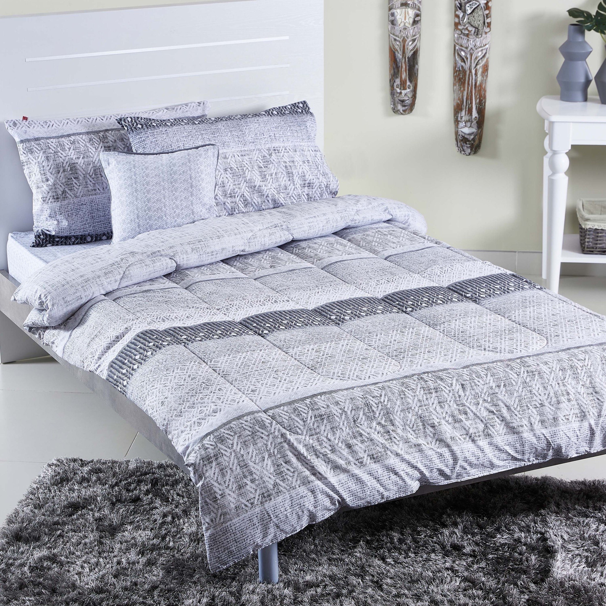 طقم لحاف توين قطني بطبعات 5 قطع من جودريتش - 160x220 سم-hbxhomeware-hbxdecorandfurnishings-image-1