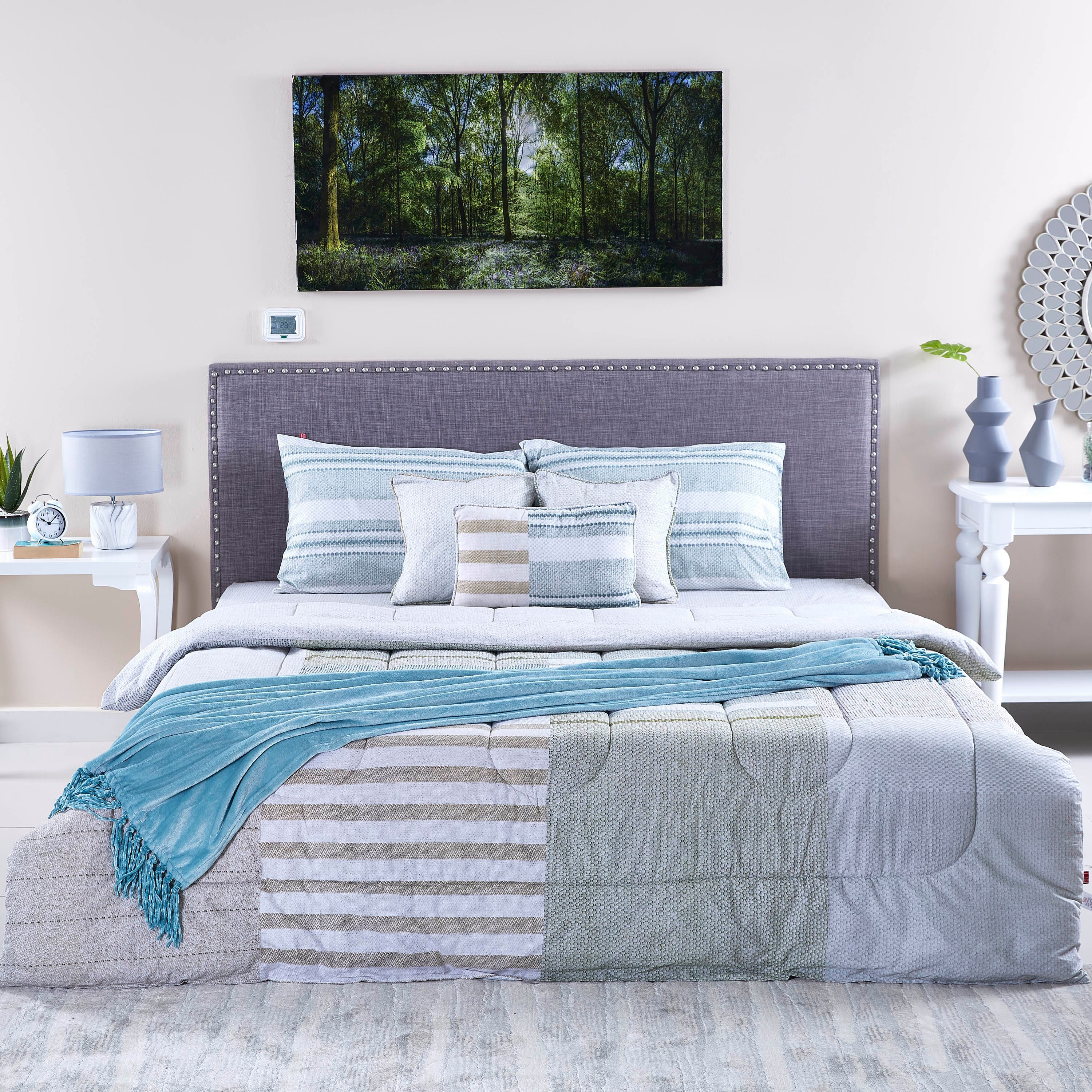 Oliver 7-Piece Printed Cotton King BIAB Comforter Set - 220x240 cm-hbxhomeware-bedding-bedinabag-image-12