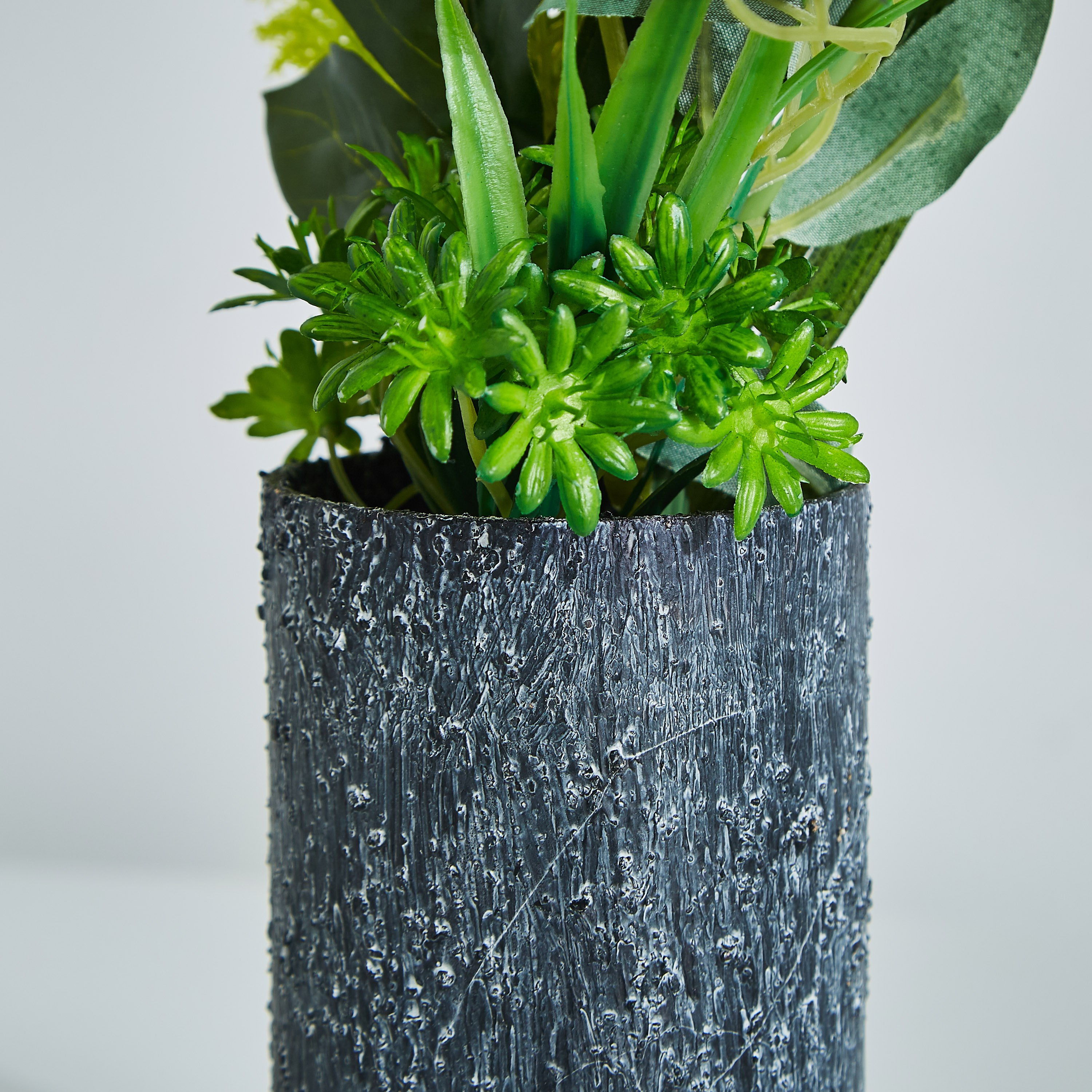 باقة زهور داليا وأعشاب بوليستر من ليدا - 41 سم-hbxdecorandfurnishings-homeaccessories-artificialflowersandplants-image-3