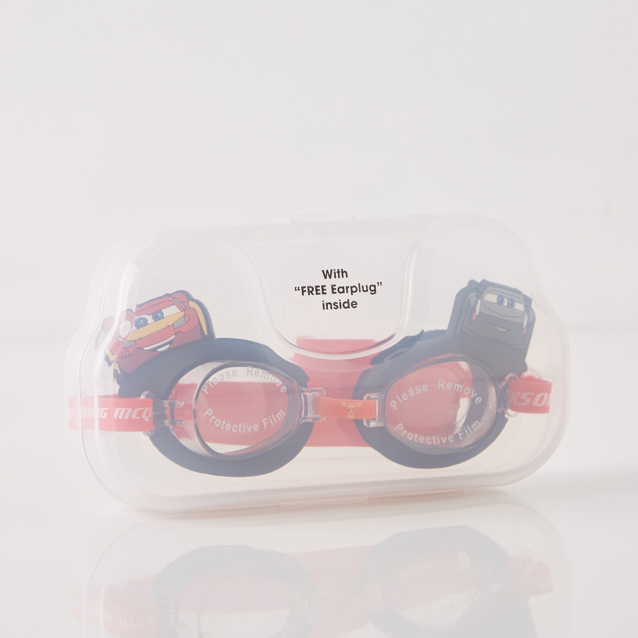 نظارات سباحة بتصميم سيارات ثلاثية الأبعاد مع حافظة-hbxkidsandyouth-playroom-stationery-image-4