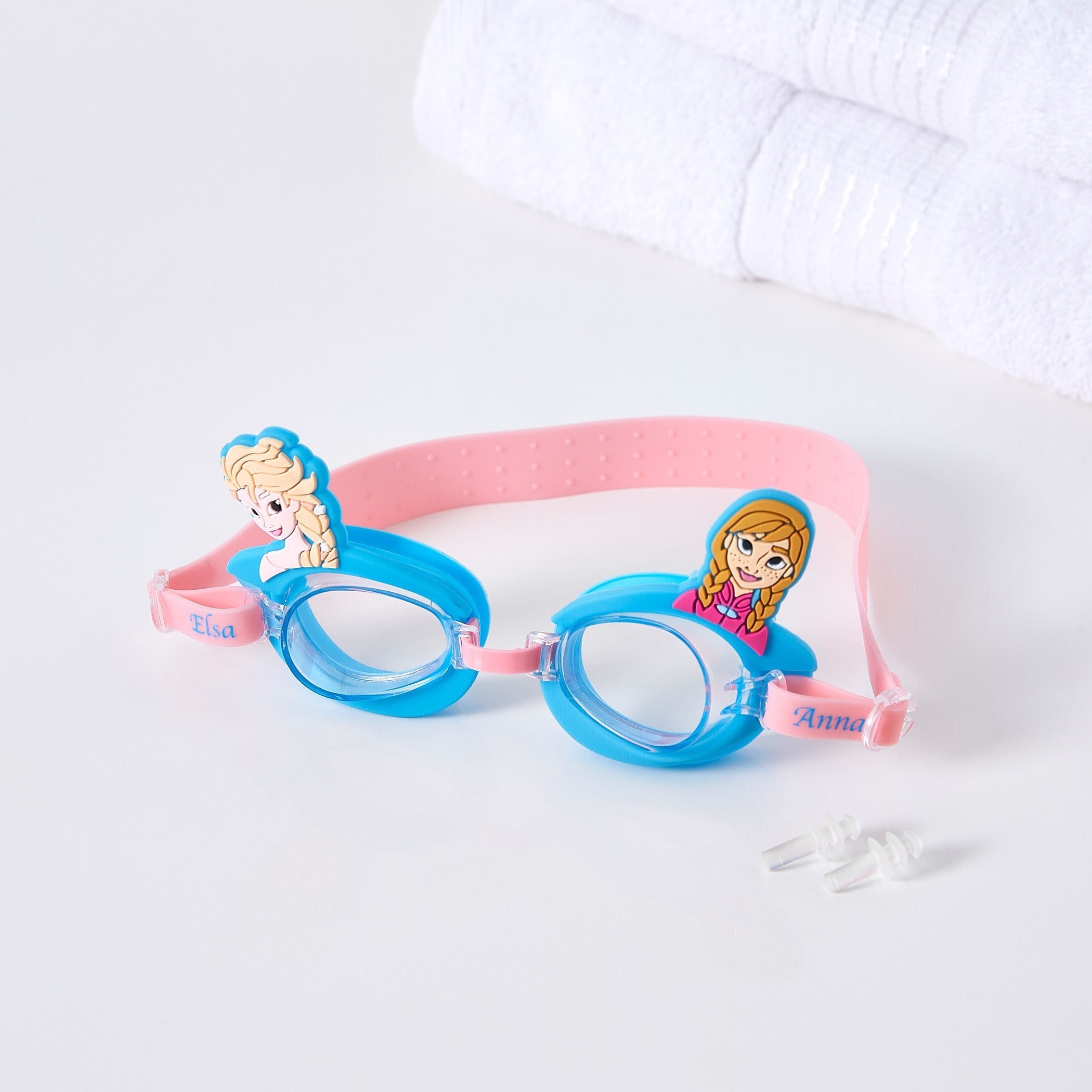 نظارات سباحة بطبعات فروزن ثلاثية الأبعاد مع حافظة بي في سي-hbxkidsandyouth-playroom-stationery-image-1