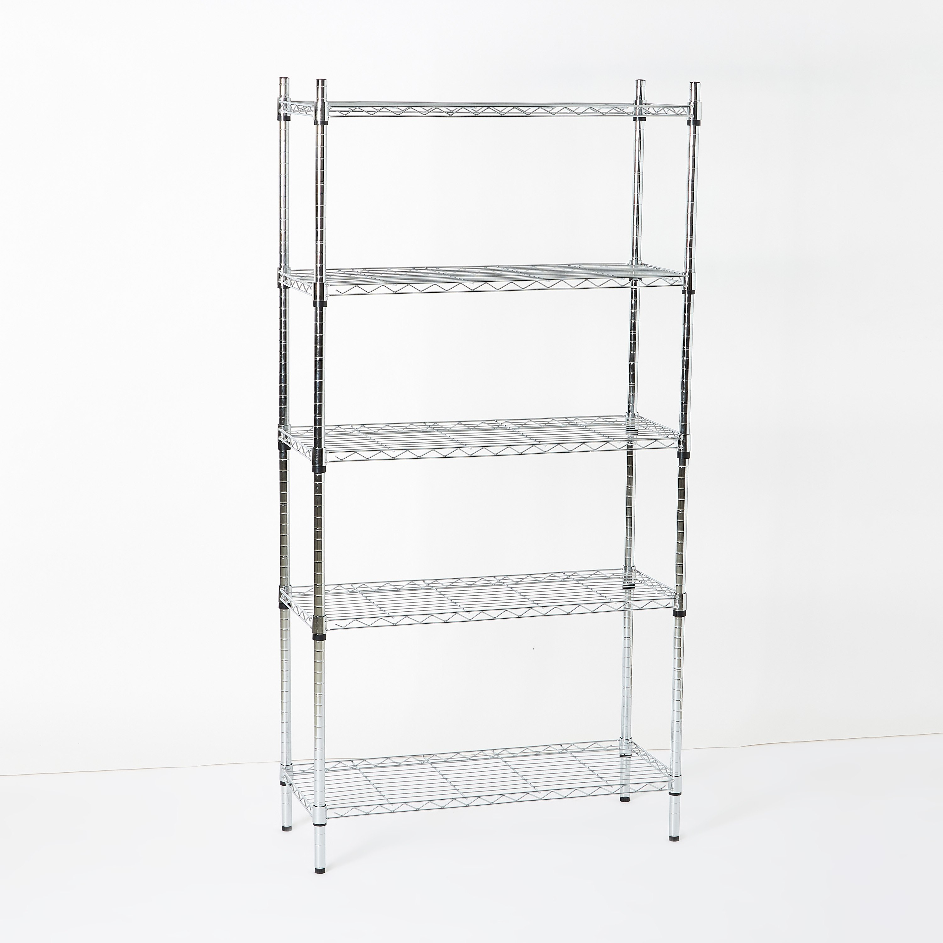 5 tier metal shelving shop unit