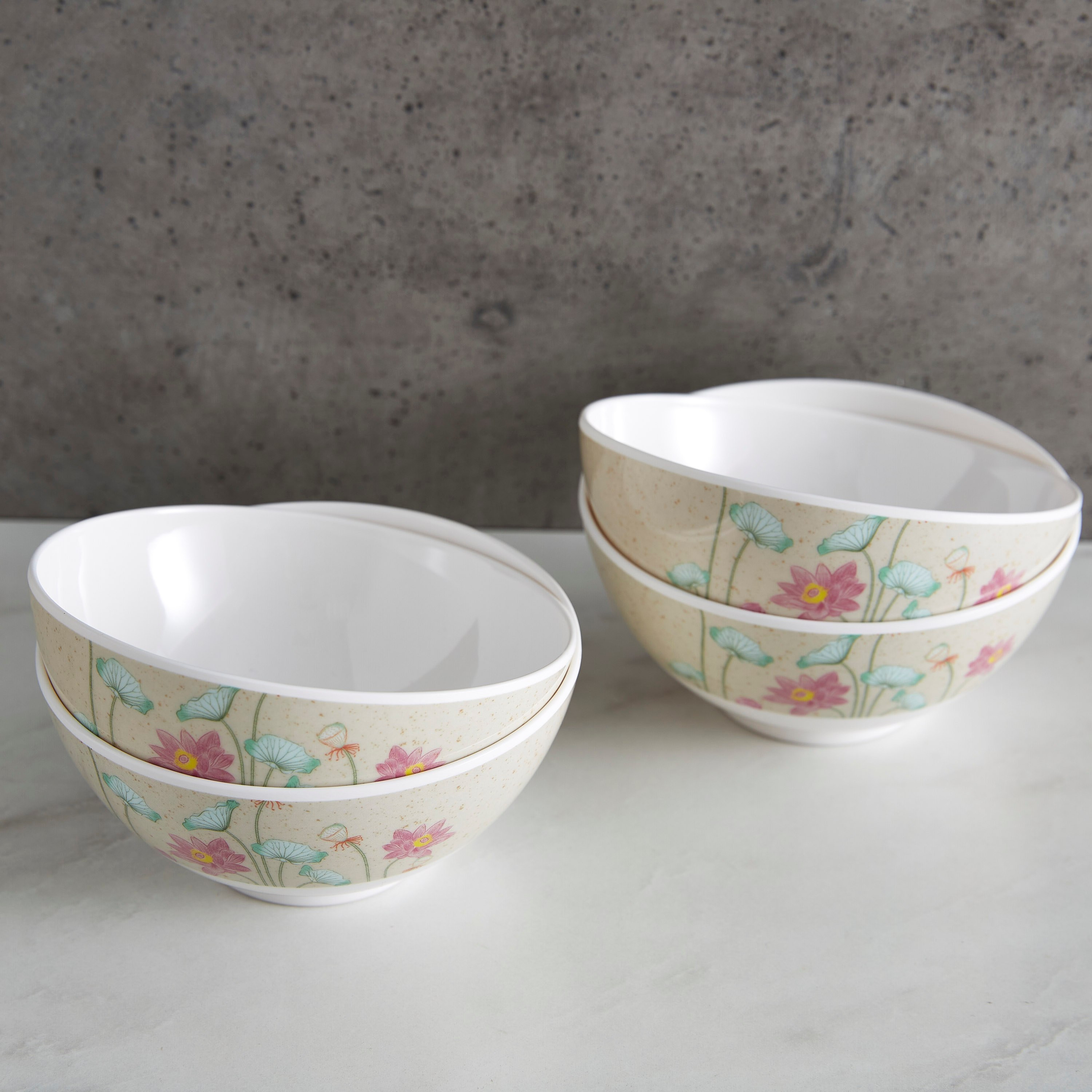 طقم مستلزمات مائدة بتصميم أزهار اللّوتس من فيستيف - 20 قطعة-hbxhomeware-hbxkitchen-image-2