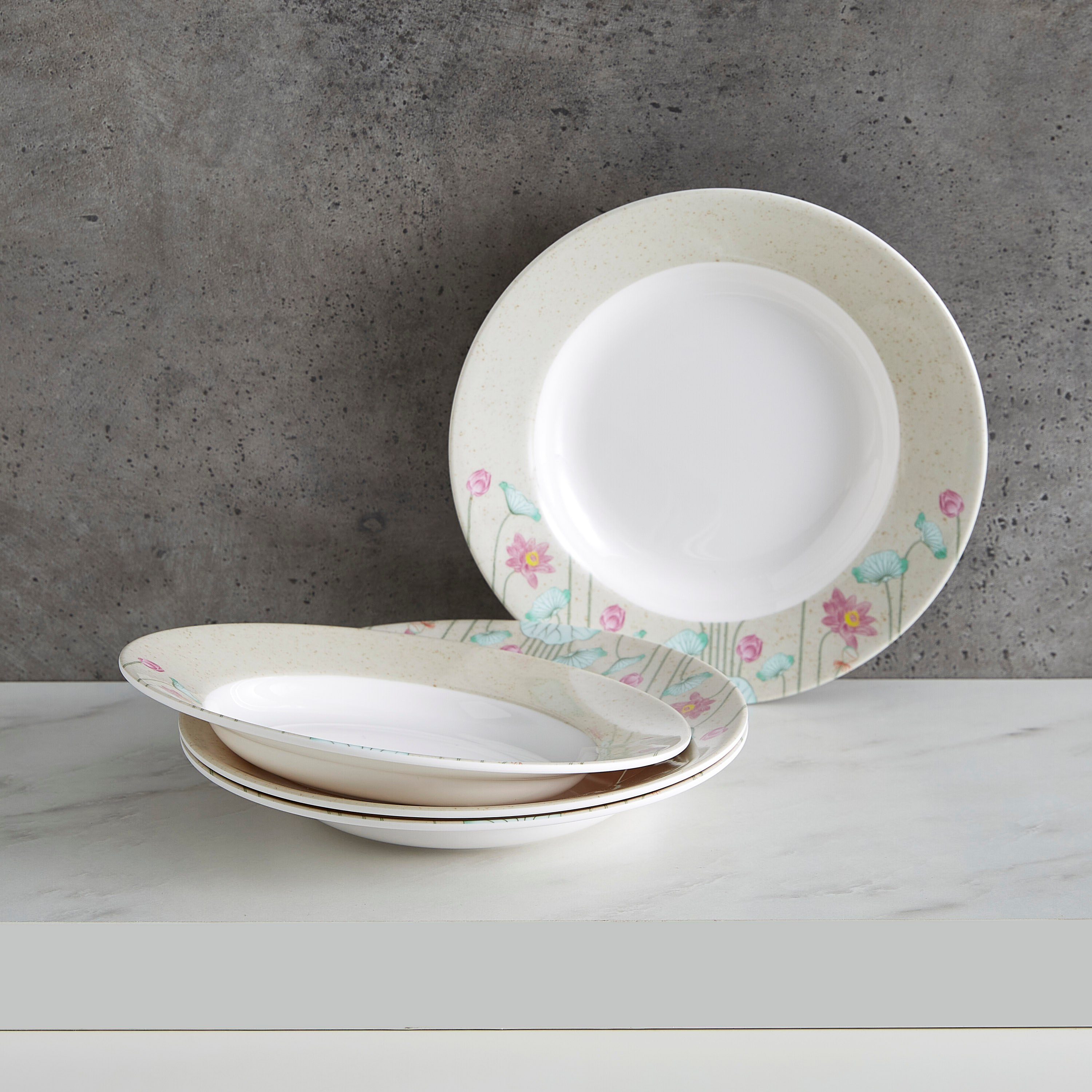 طقم مستلزمات مائدة بتصميم أزهار اللّوتس من فيستيف - 20 قطعة-hbxhomeware-hbxkitchen-image-6
