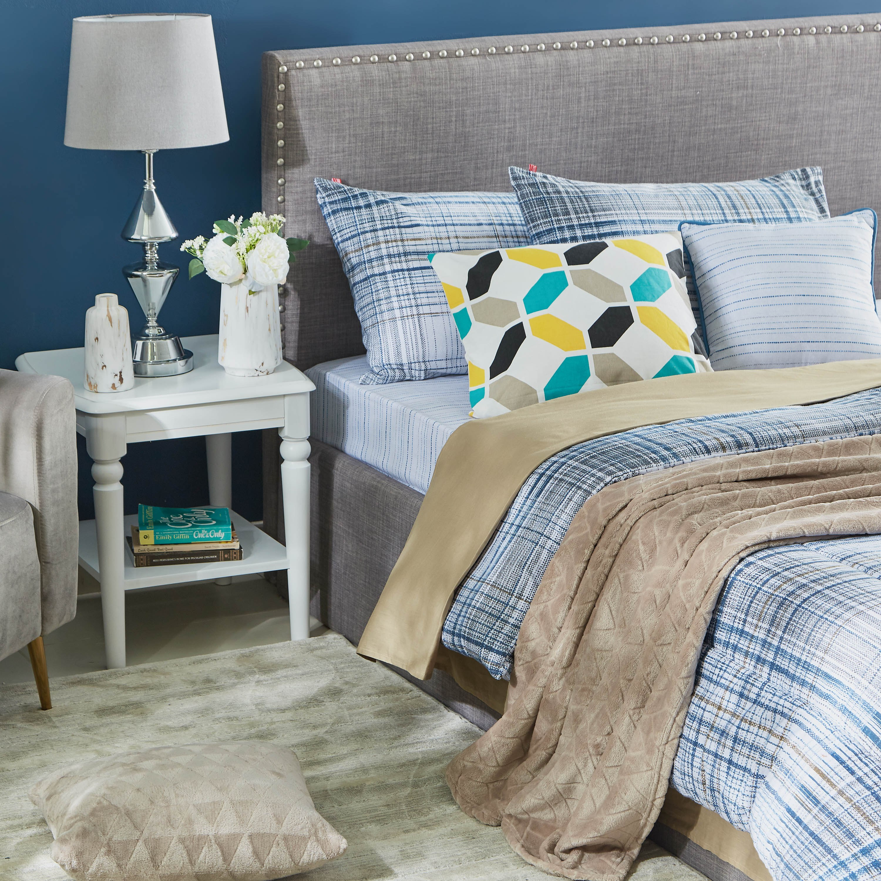 غطاء وسادة قطن بطبعات من نوفا كيليم - 50x50 سم-hbxhomeware-cushionsandcovers-cushioncovers-image-4