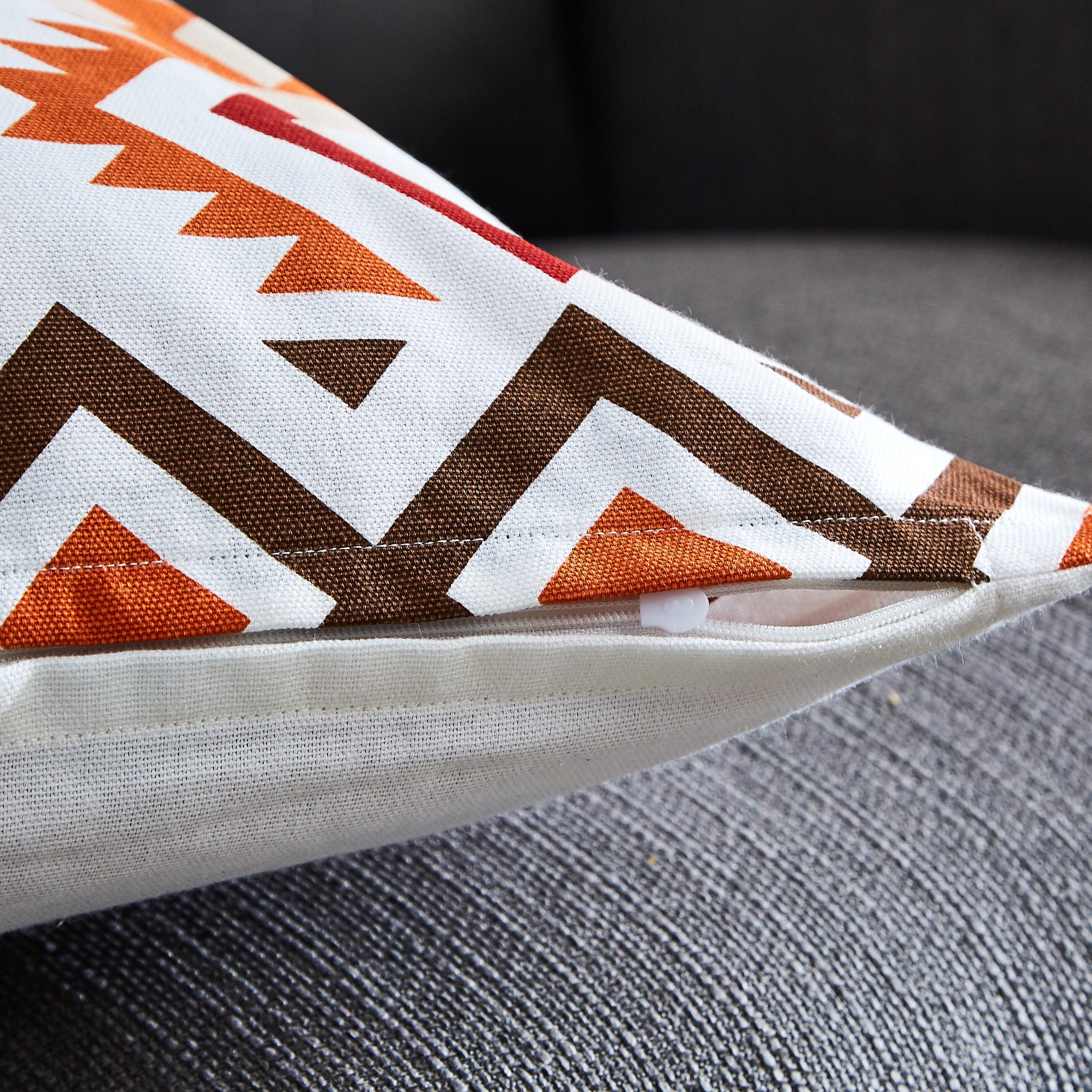 Nova Geo Cotton Printed Cushion Cover - 50x50 cm-hbxhomeware-cushionsandcovers-cushioncovers-image-3