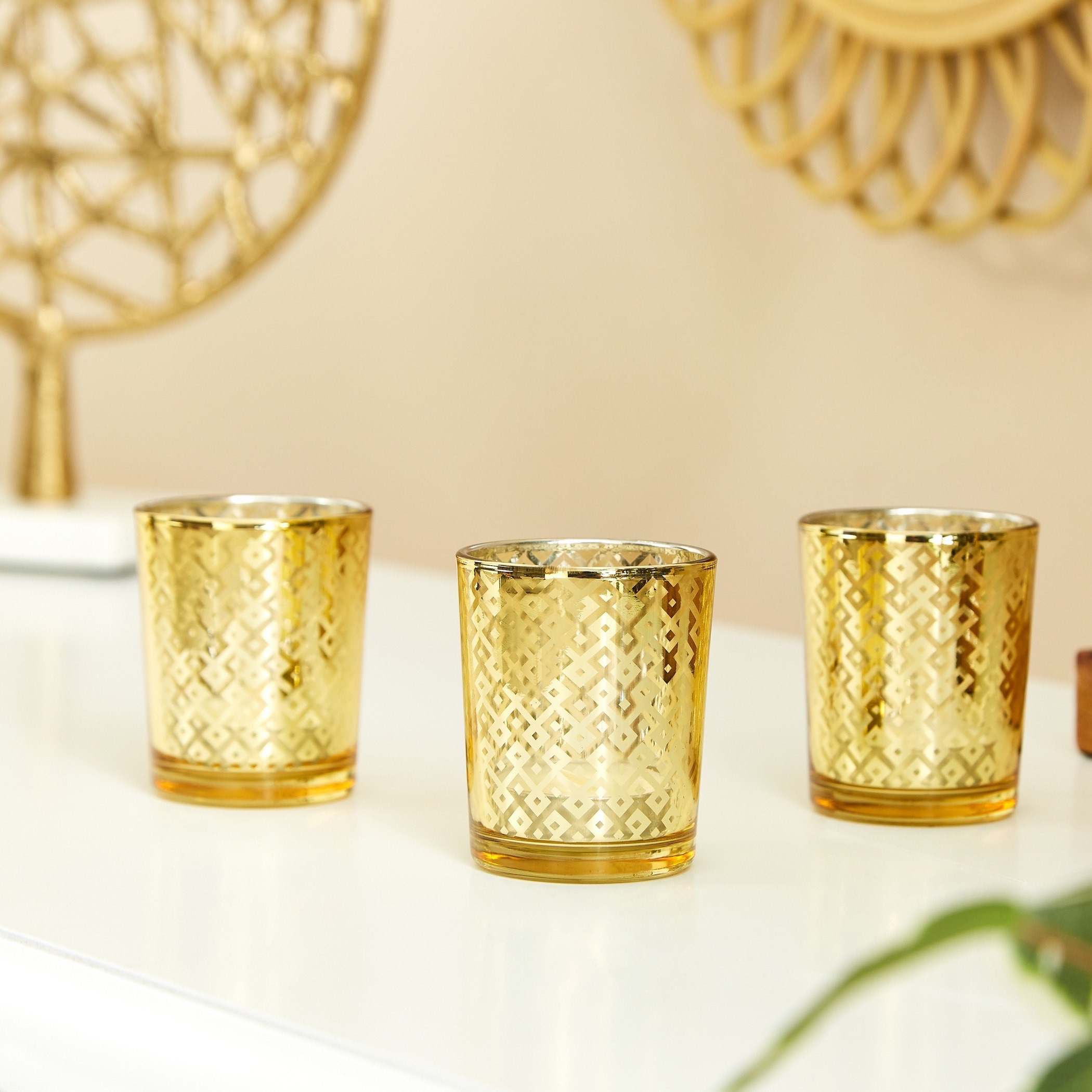 طقم حامل شموع فوتيف زجاجي 3 قطع من مينيرفا ميندير-hbxlivingroom-decorandaccessories-candleholders-image-1