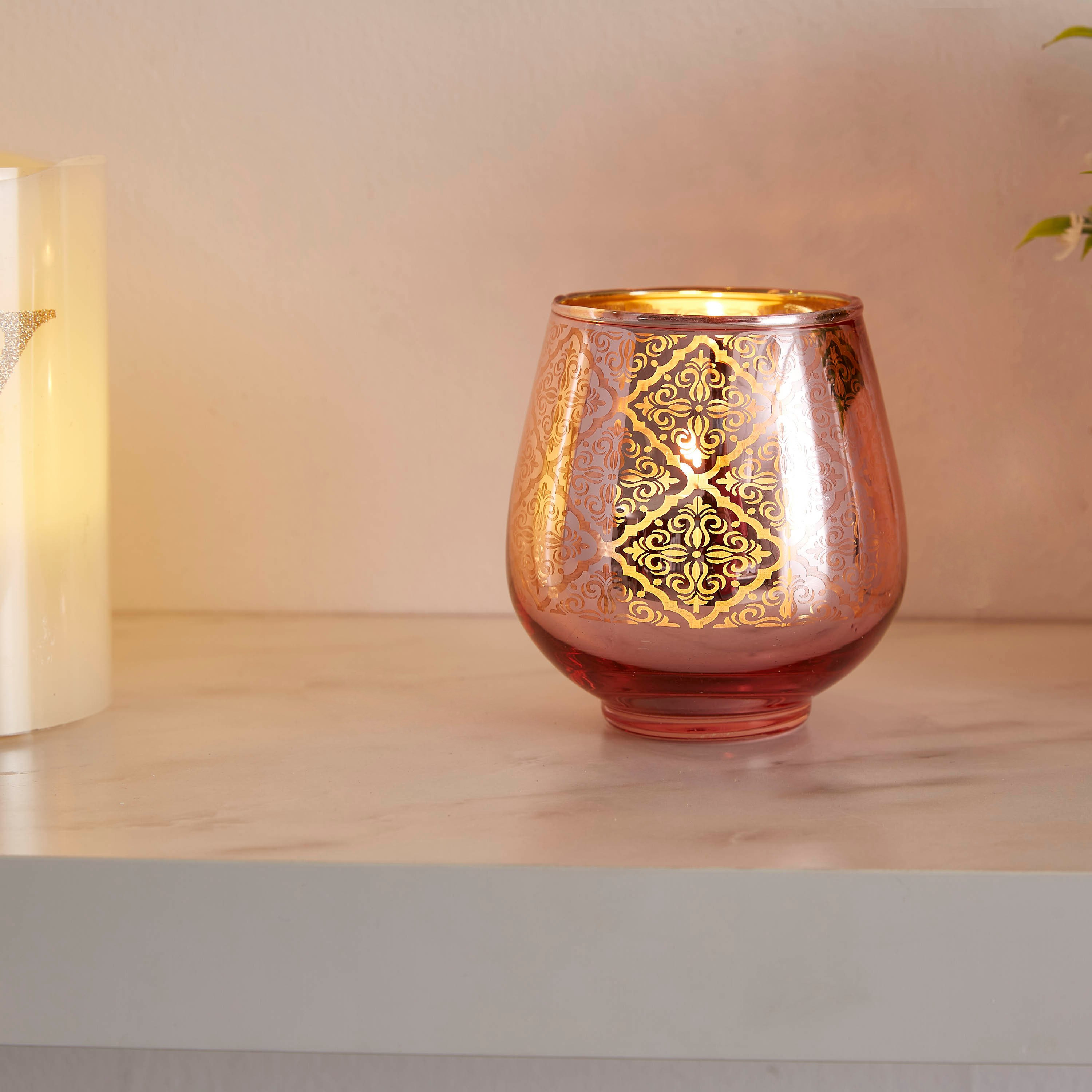 طقم حامل شموع فوتيف زجاجي بيضاوي قطعتين من مينيرفا بروكيد-hbxlivingroom-decorandaccessories-candleholders-image-2