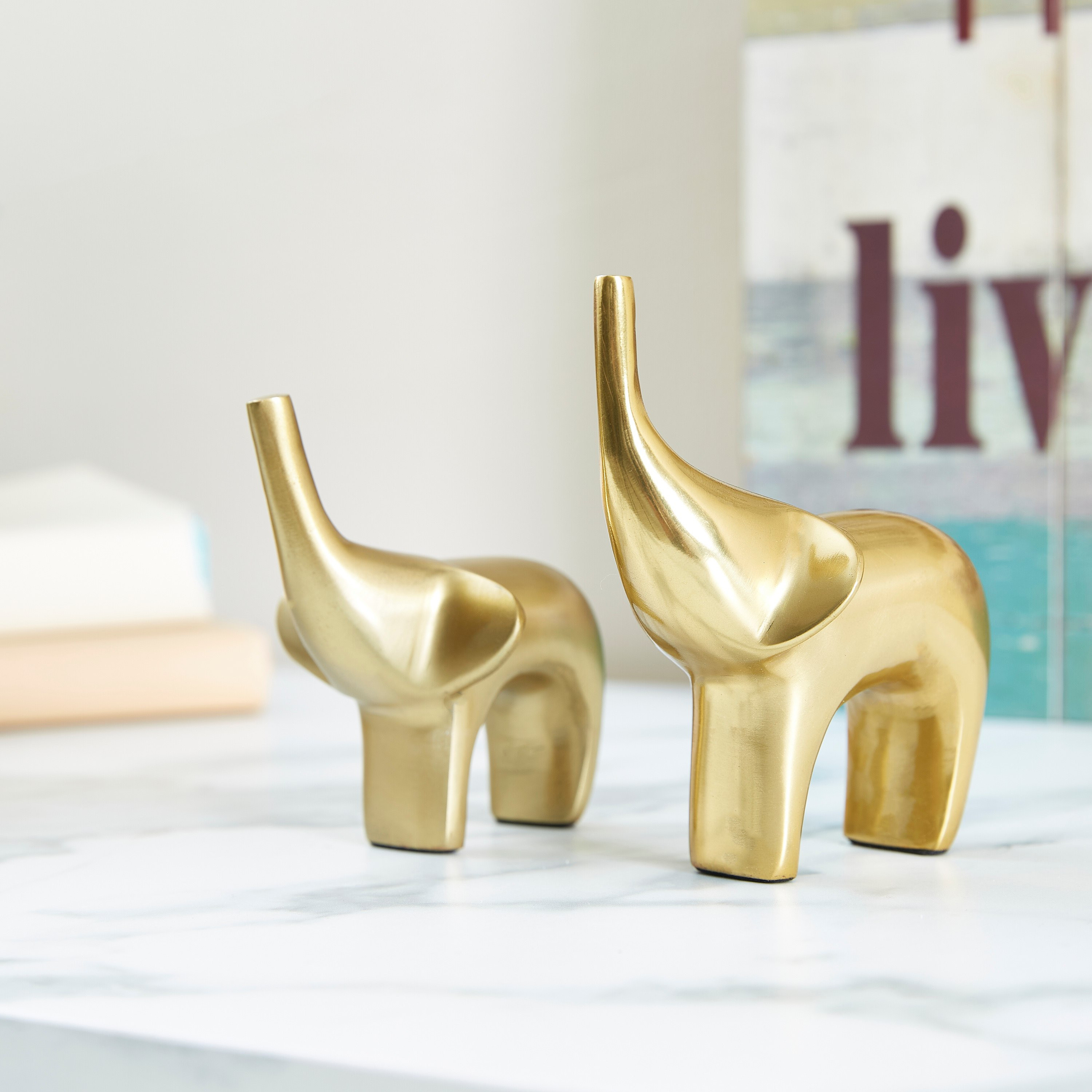 تمثال فيل من هانا - طقم من قطعتين-hbxhomeware-homedecor-figurinesandornaments-image-2