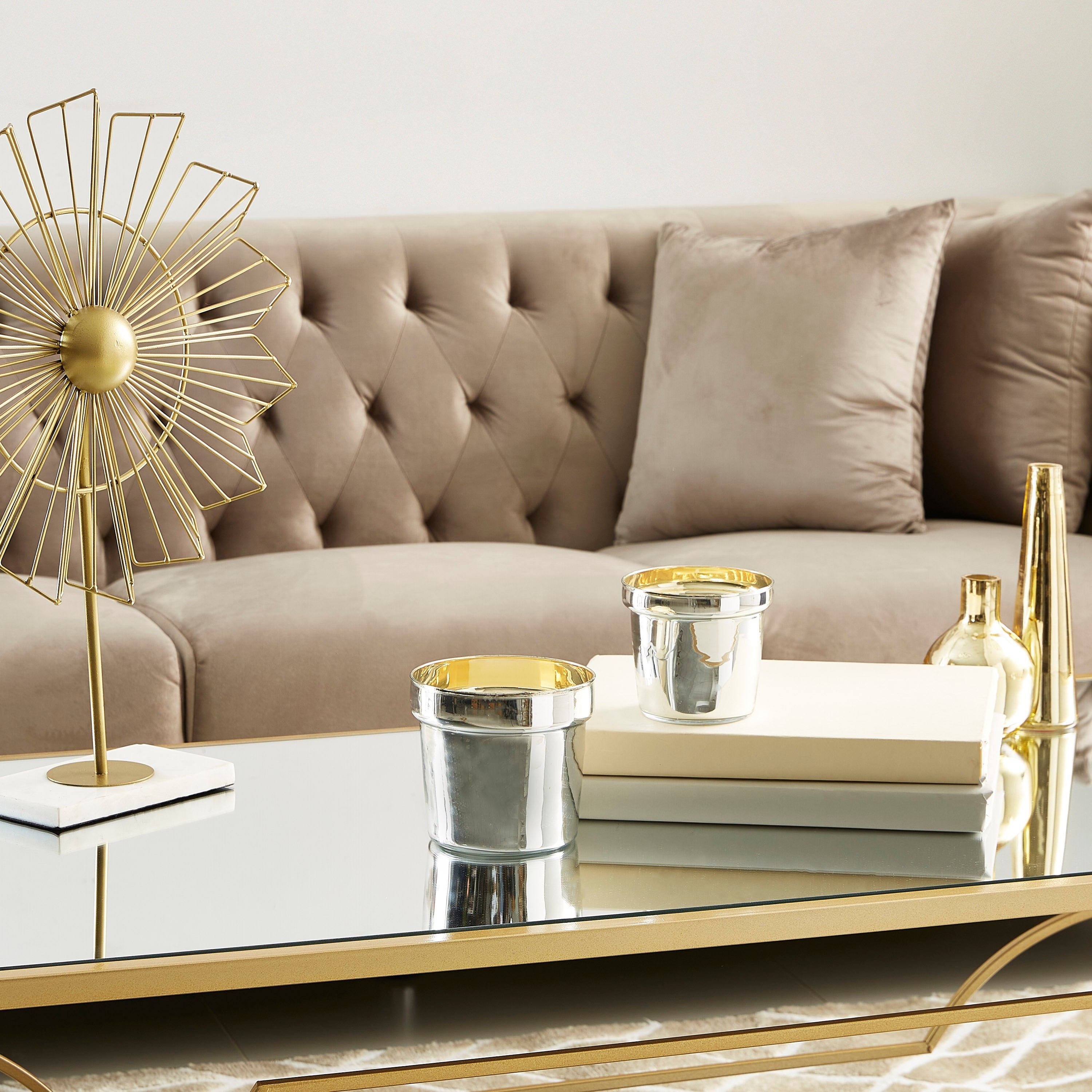 وعاء زجاج بطلاء لامع من هانا - 12 سم-hbxlivingroom-decorandaccessories-candleholders-image-4