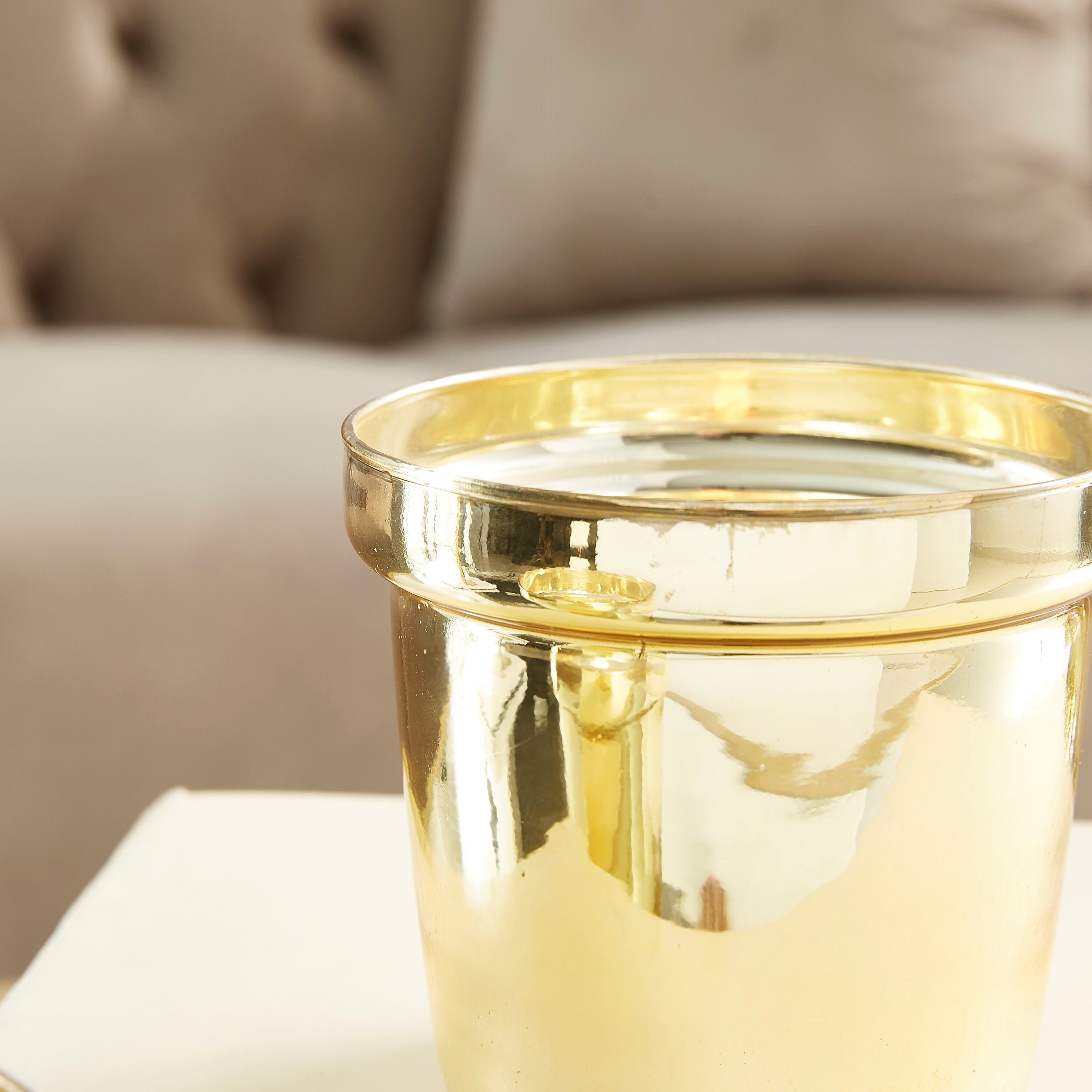 وعاء زجاج بطلاء لامع من هانا - 10 سم-hbxlivingroom-decorandaccessories-candleholders-image-3