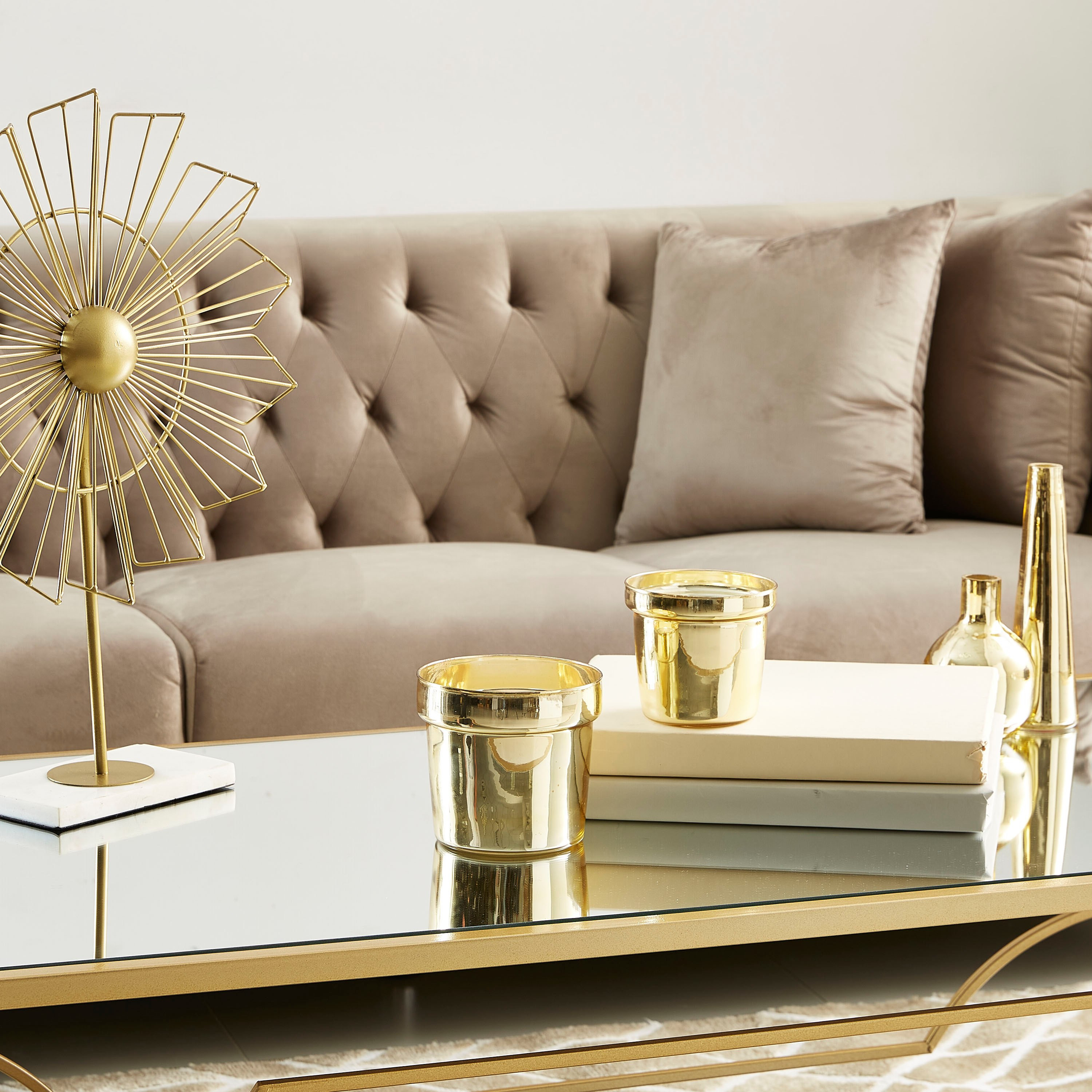 وعاء زجاج بطلاء لامع من هانا - 10 سم-hbxlivingroom-decorandaccessories-candleholders-image-4