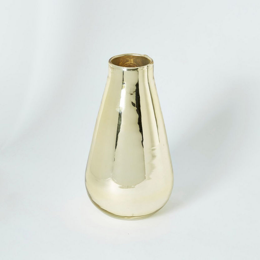 Hannah Funnel Lacquered Glass Vase-Vases-image-4