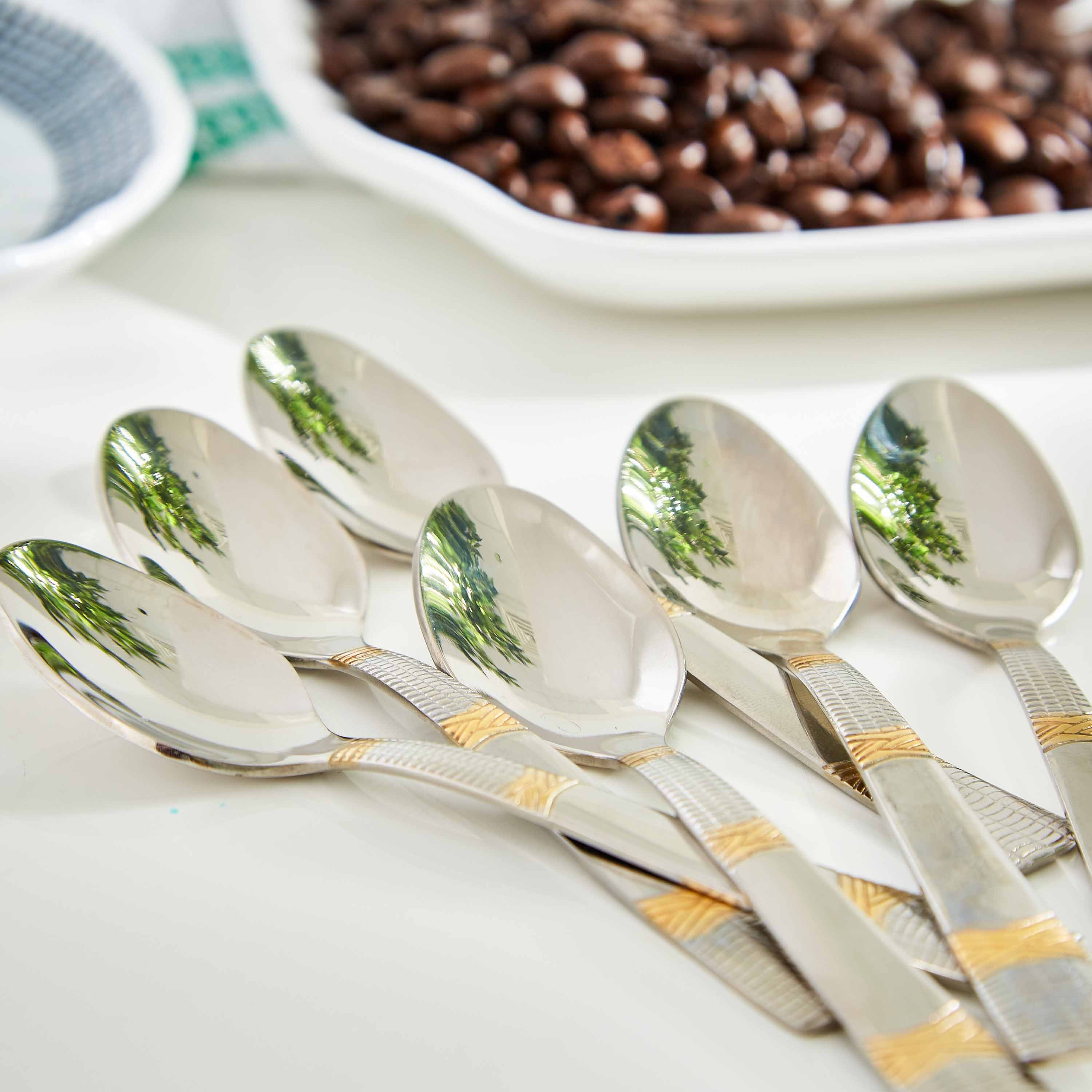 ملاعق موكا ستانلس ستيل من كاسا - طقم من 6 قطع-hbxhomeware-hbxkitchen-image-2