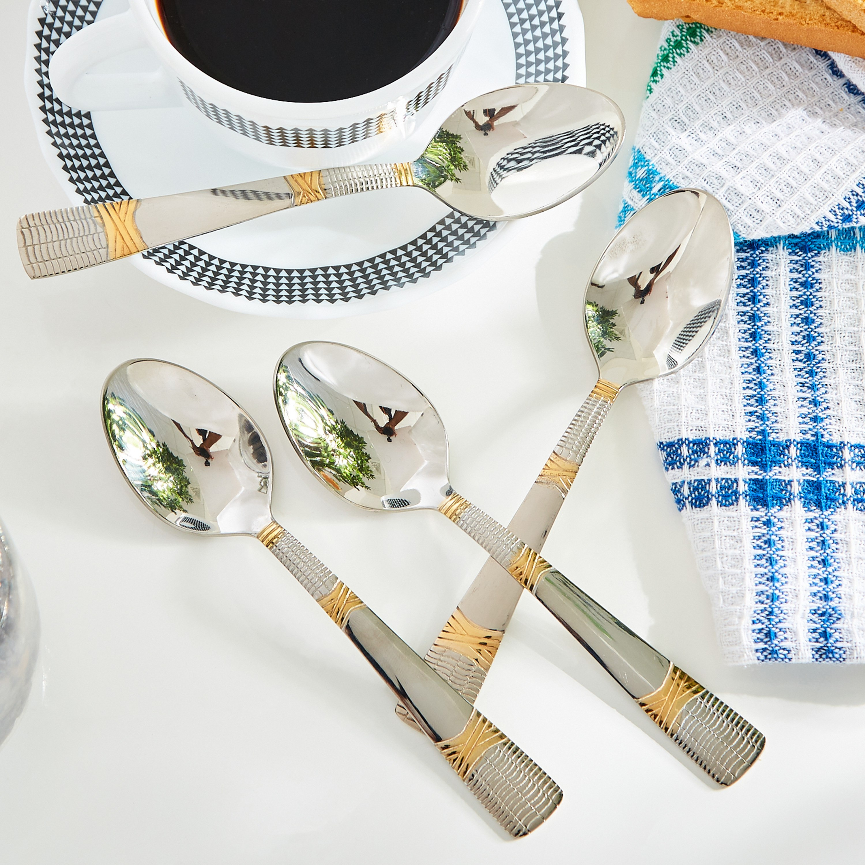Casa Stainless Steel Teaspoon - Set of 4-hbxhomeware-hbxkitchen-image-6