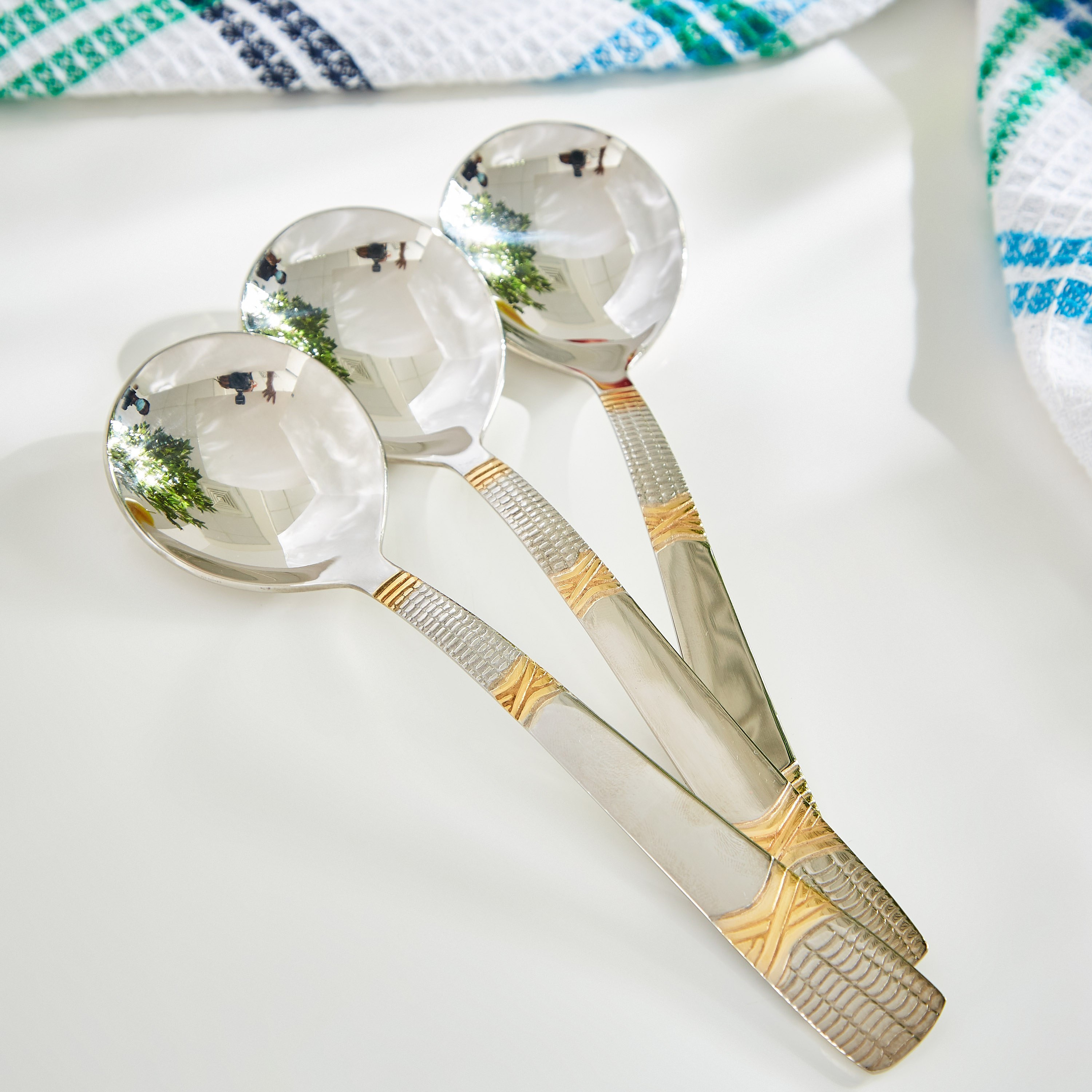 Casa Stainless Steel Soup Spoon - Set of 3-hbxhomeware-hbxkitchen-image-1