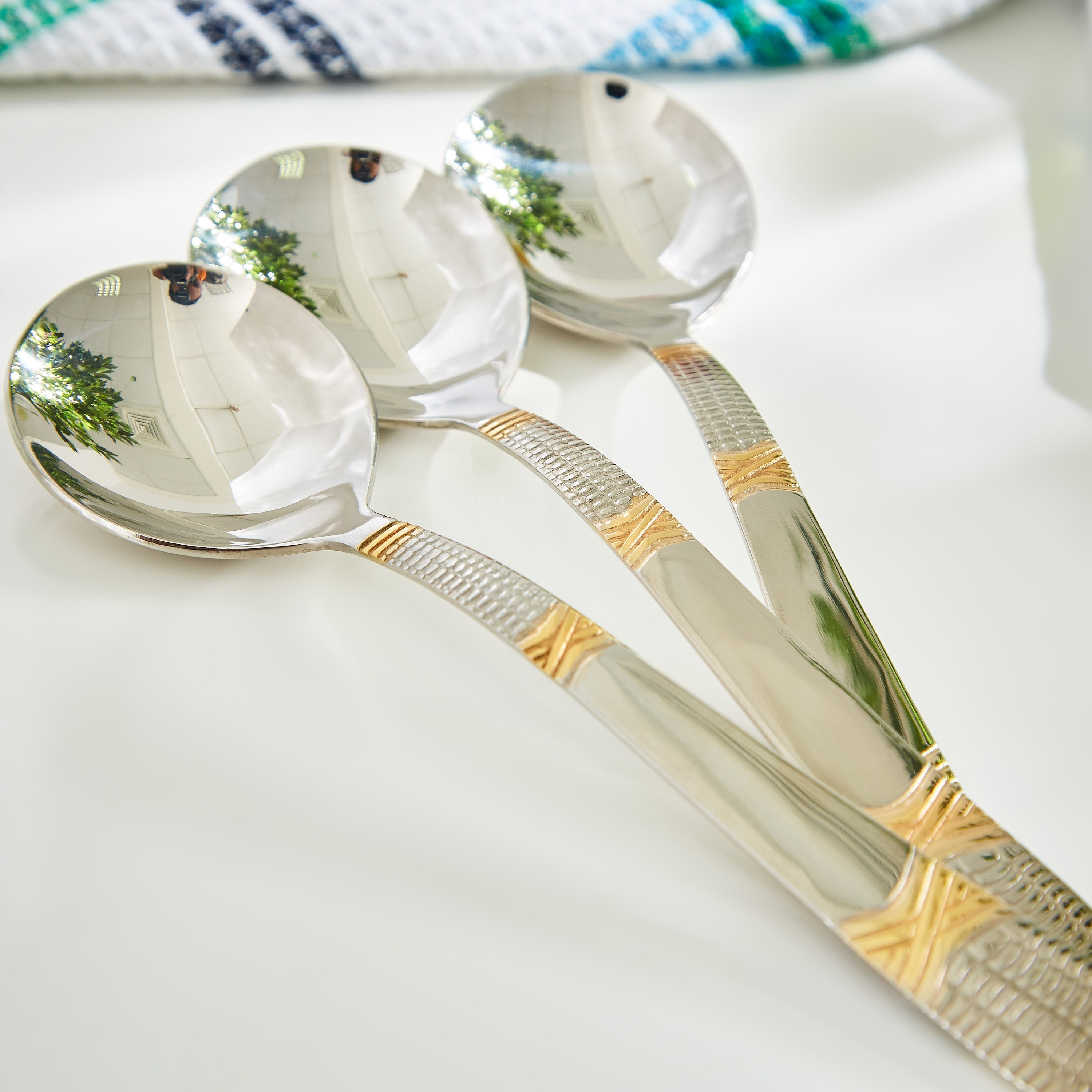 Casa Stainless Steel Soup Spoon - Set of 3-hbxhomeware-hbxkitchen-image-2