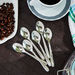 Hammered Stainless Steel Mocha Spoon - Set of 6-Cutlery-thumbnailMobile-5
