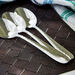 Hammered Stainless Steel Tablespoon - Set of 3-Cutlery-thumbnailMobile-1