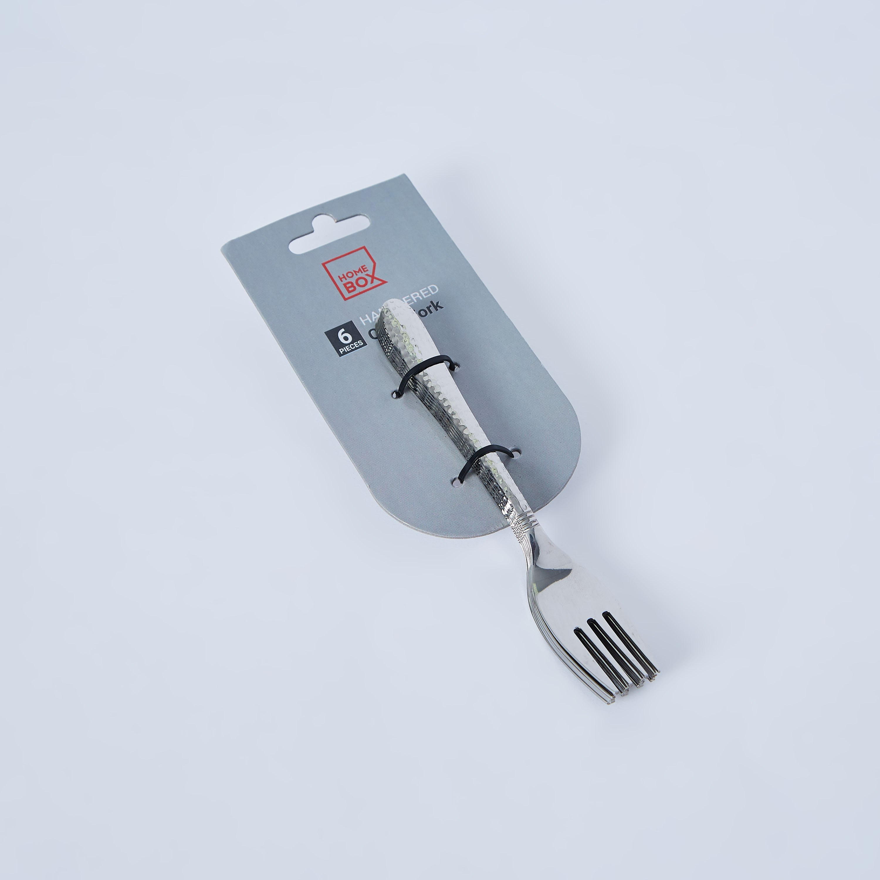 Hammered Stainless Steel Cake Fork - Set of 6-hbxhomeware-hbxkitchen-image-5