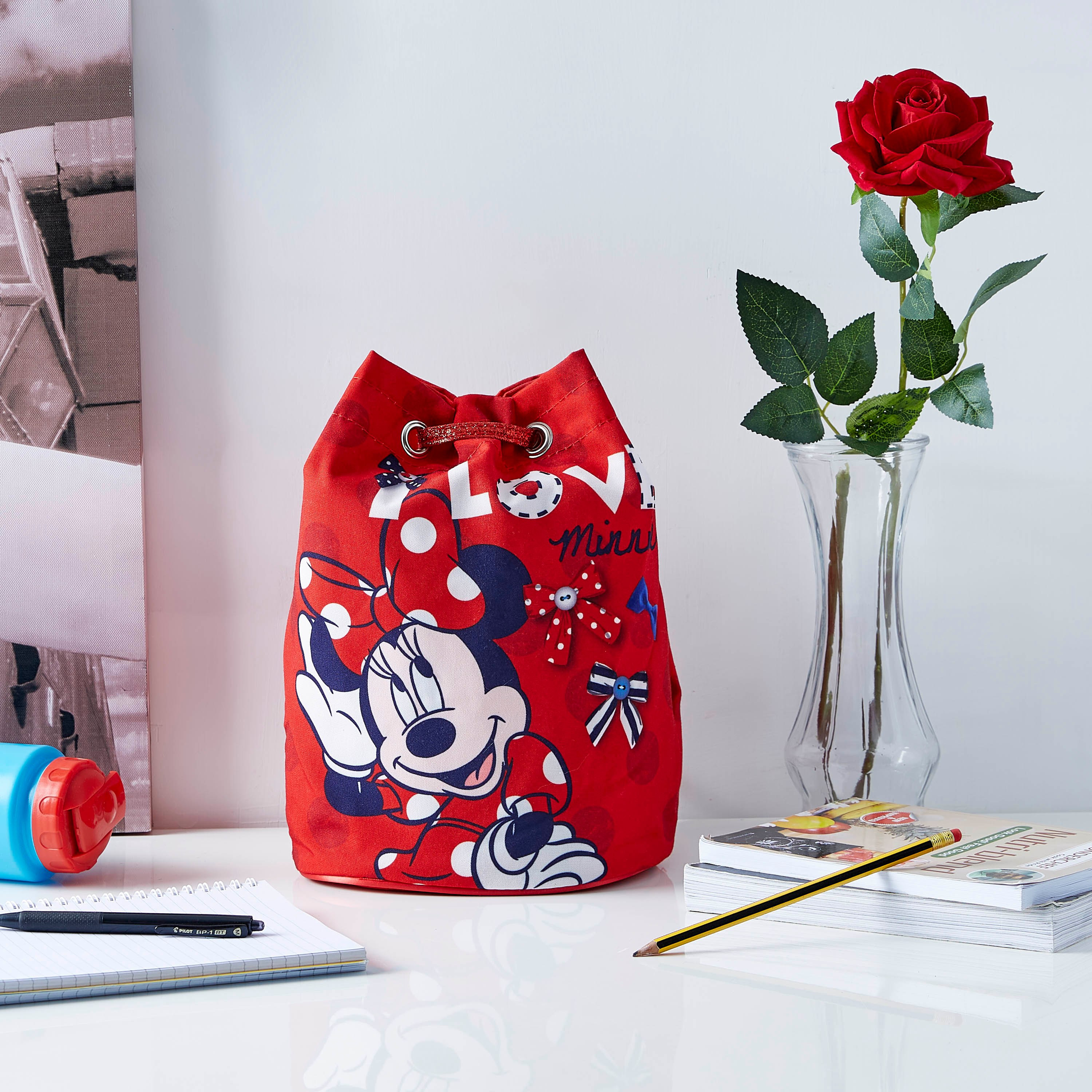 Minnie Drawstring Bag-hbxkidsandyouth-playroom-stationery-image-1