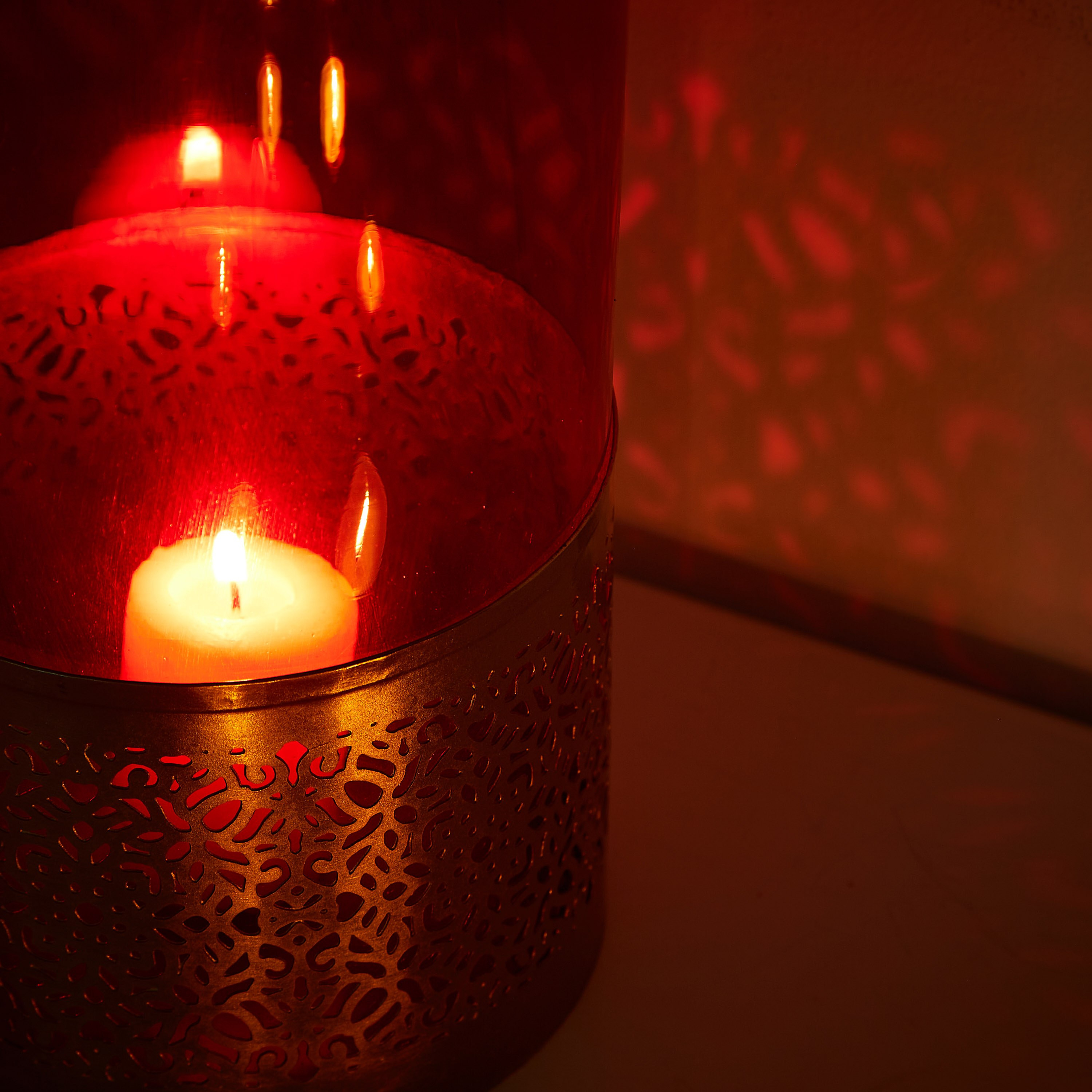 فانوس تريليس معدني من ميرا - 30 سم-hbxlivingroom-decorandaccessories-candleholders-image-3