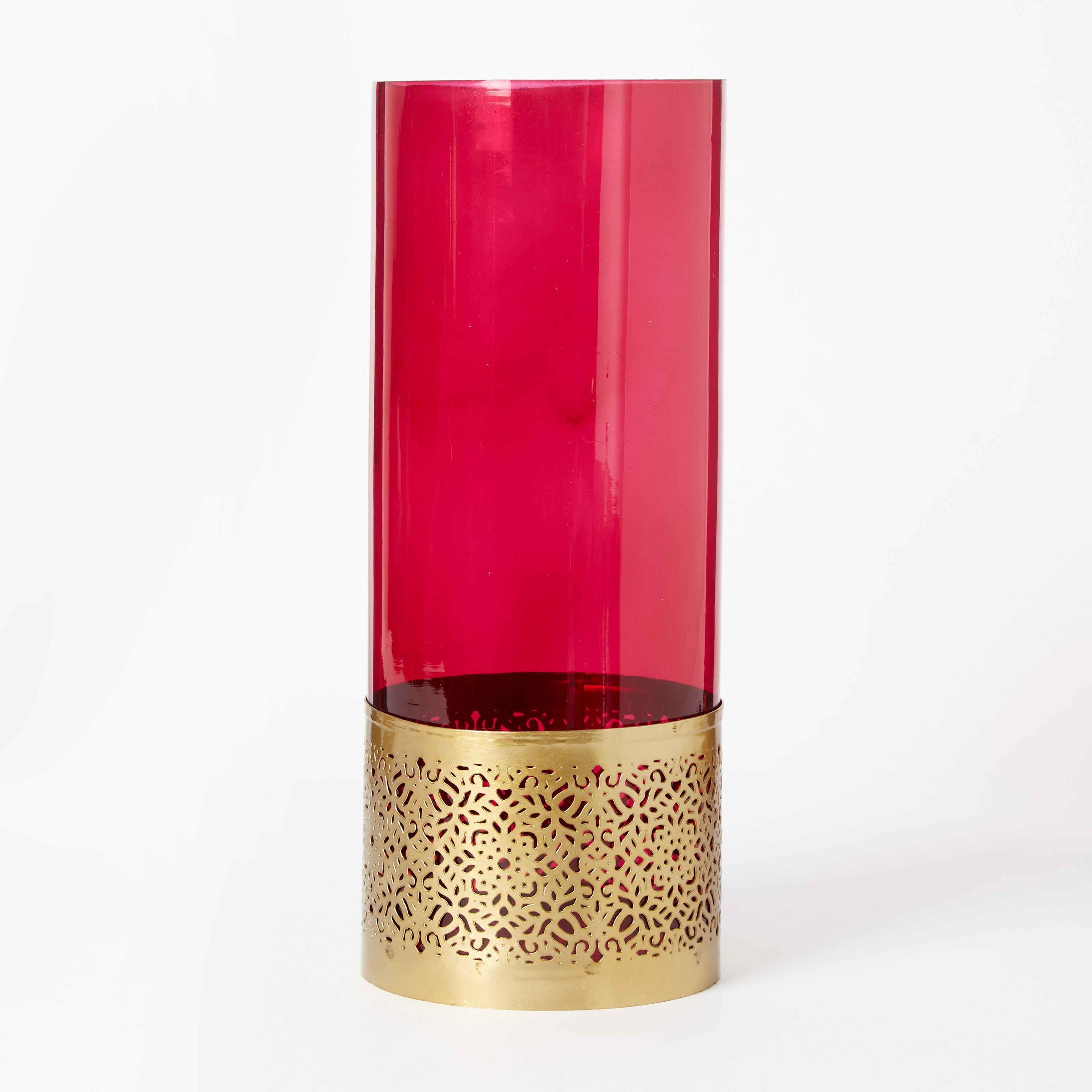 فانوس تريليس معدني من ميرا - 30 سم-hbxlivingroom-decorandaccessories-candleholders-image-7