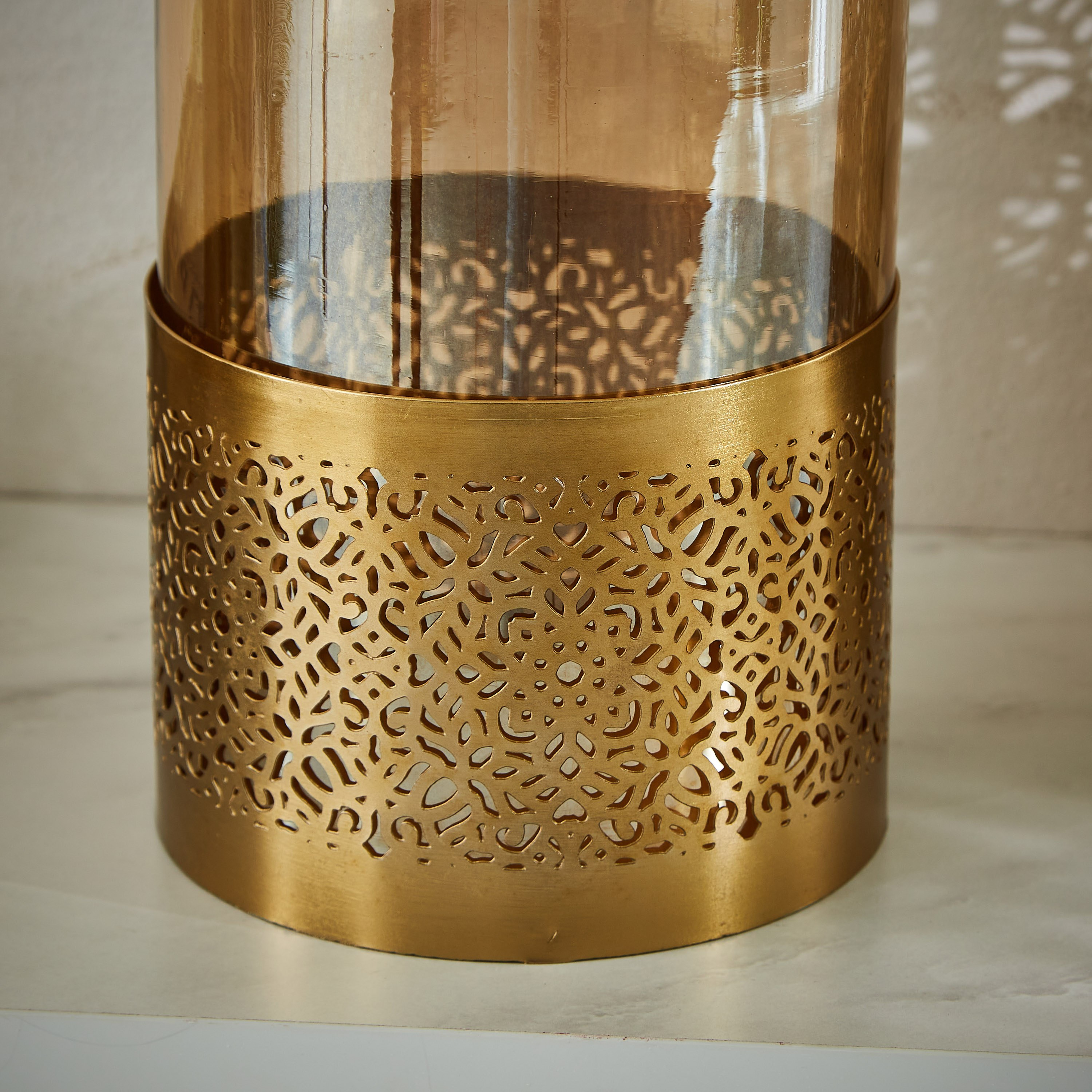 فانوس تريليس معدني من ميرا - 30 سم-hbxlivingroom-decorandaccessories-candleholders-image-4