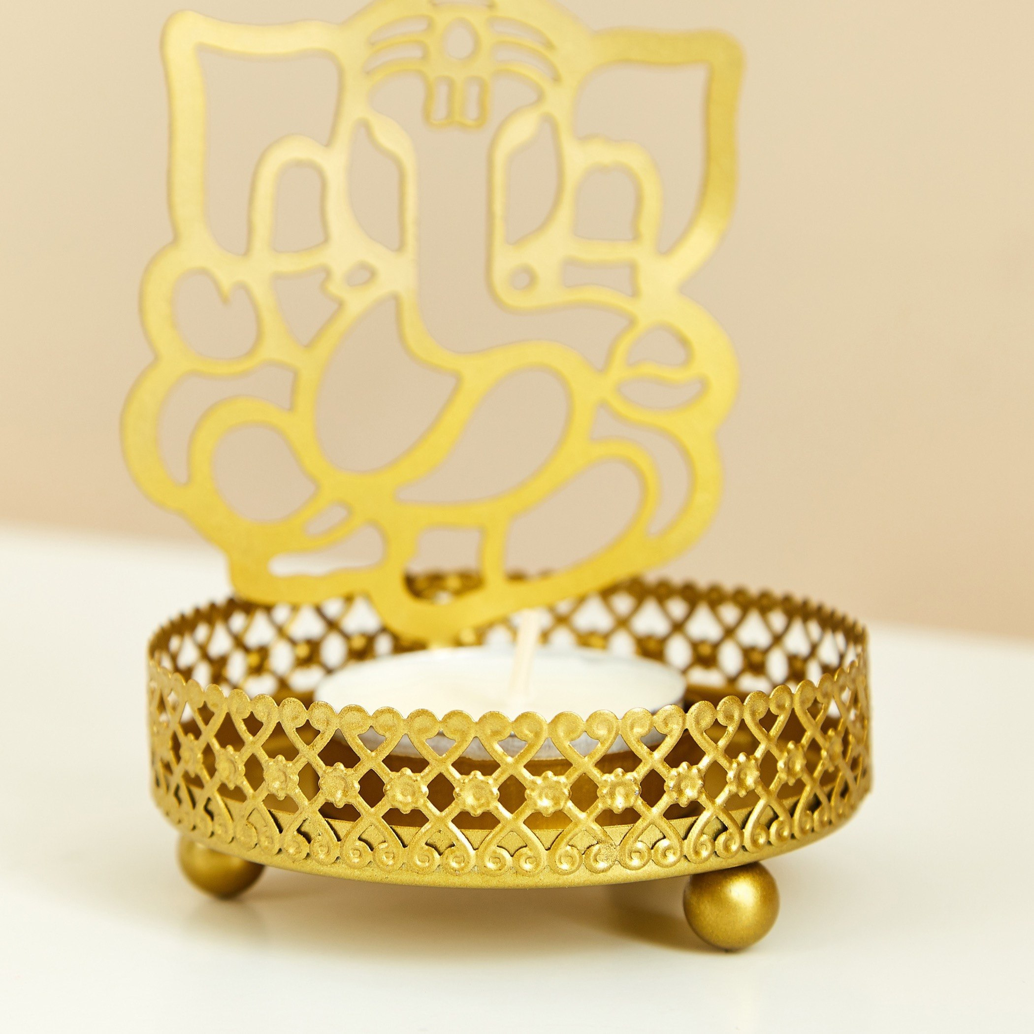 حامل شموع صغيرة غانيشا معدني من ميره-hbxlivingroom-decorandaccessories-candleholders-image-4
