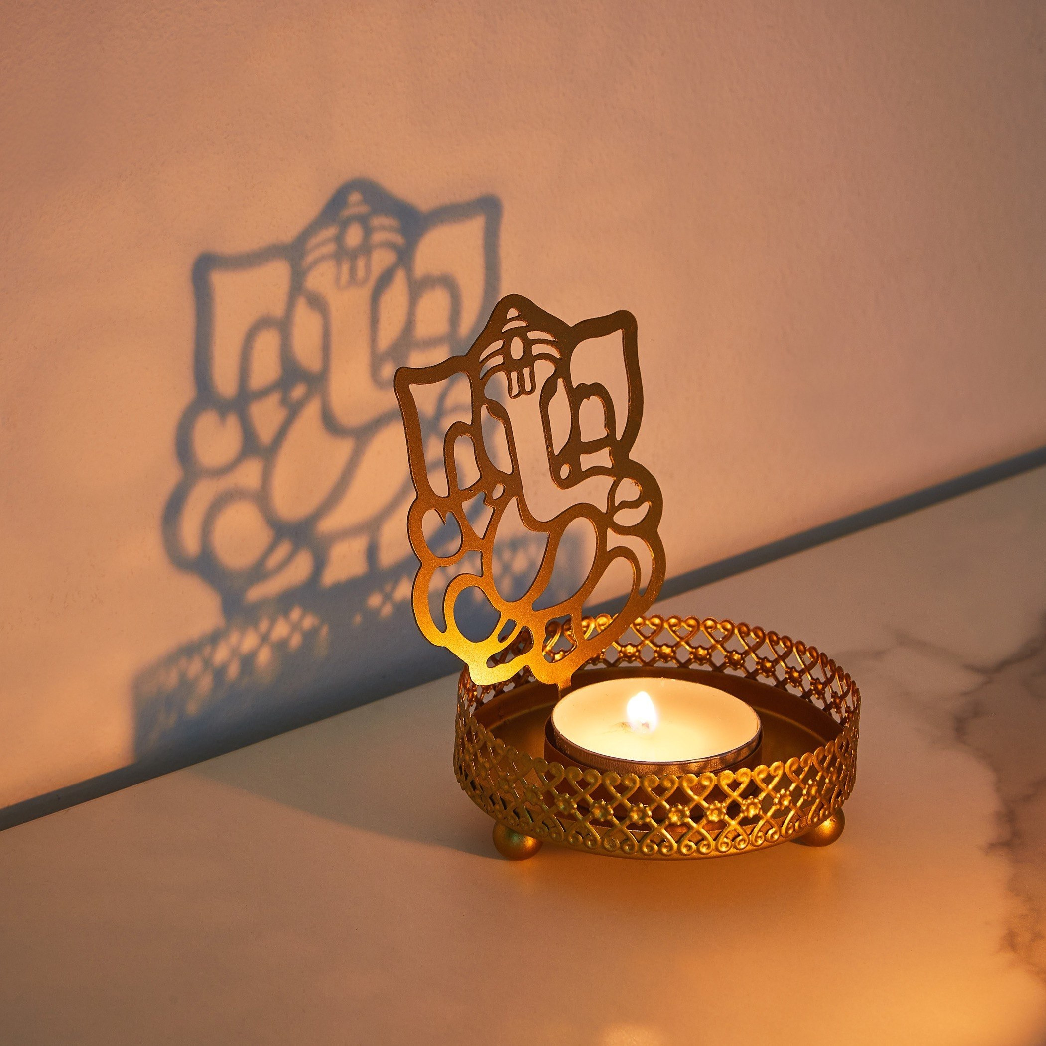 حامل شموع صغيرة غانيشا معدني من ميره-hbxlivingroom-decorandaccessories-candleholders-image-2