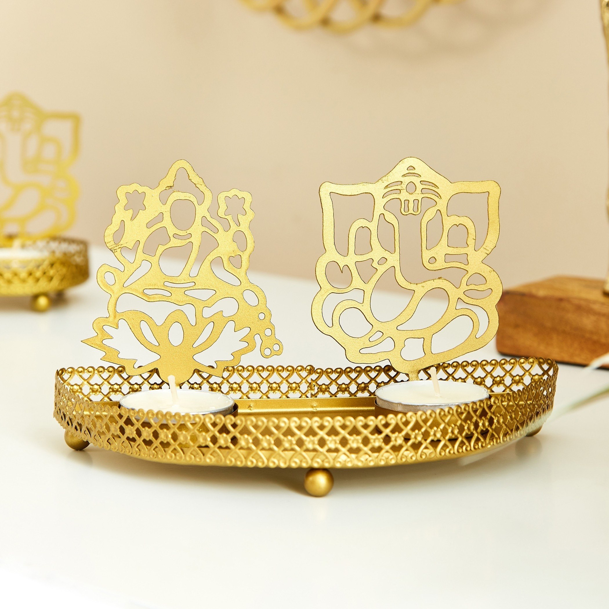 حامل شموع معدنية غانيشا لاكسمي من ر-hbxlivingroom-decorandaccessories-candleholders-image-3