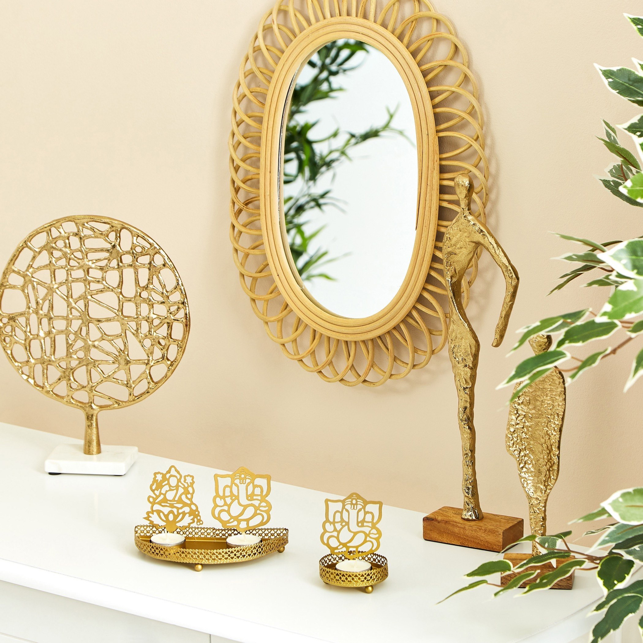 حامل شموع معدنية غانيشا لاكسمي من ر-hbxlivingroom-decorandaccessories-candleholders-image-5
