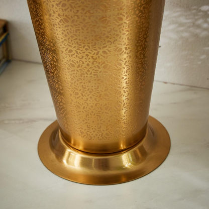 Myrrah Metal Etched Vase