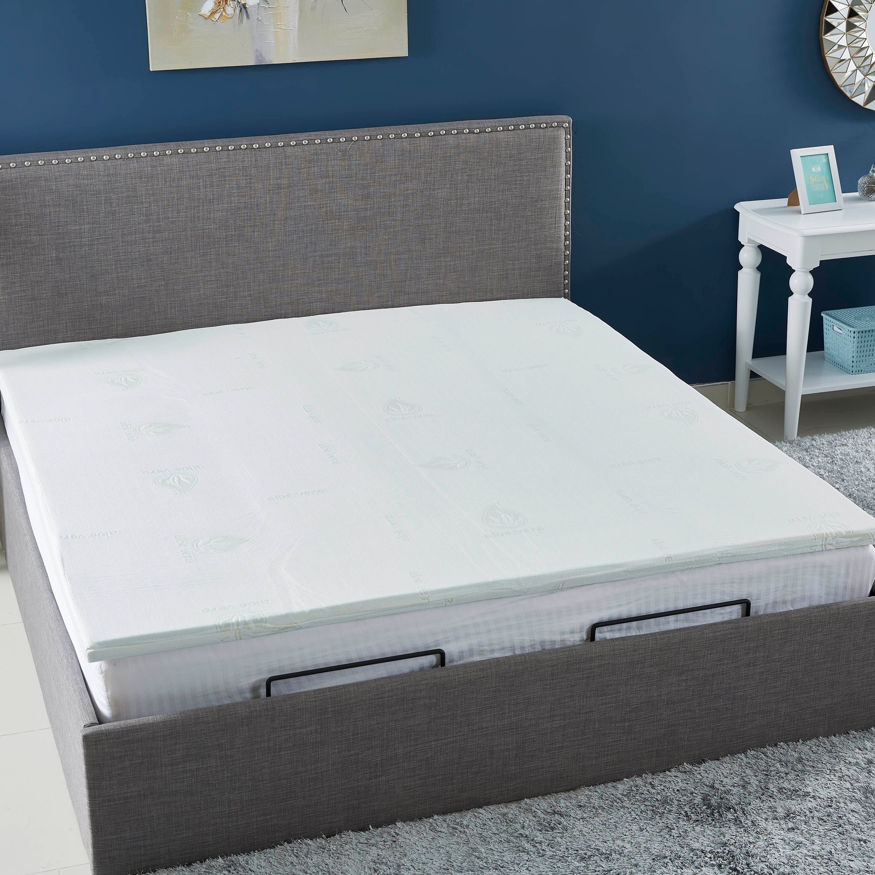 Aloe vera mattress deals topper