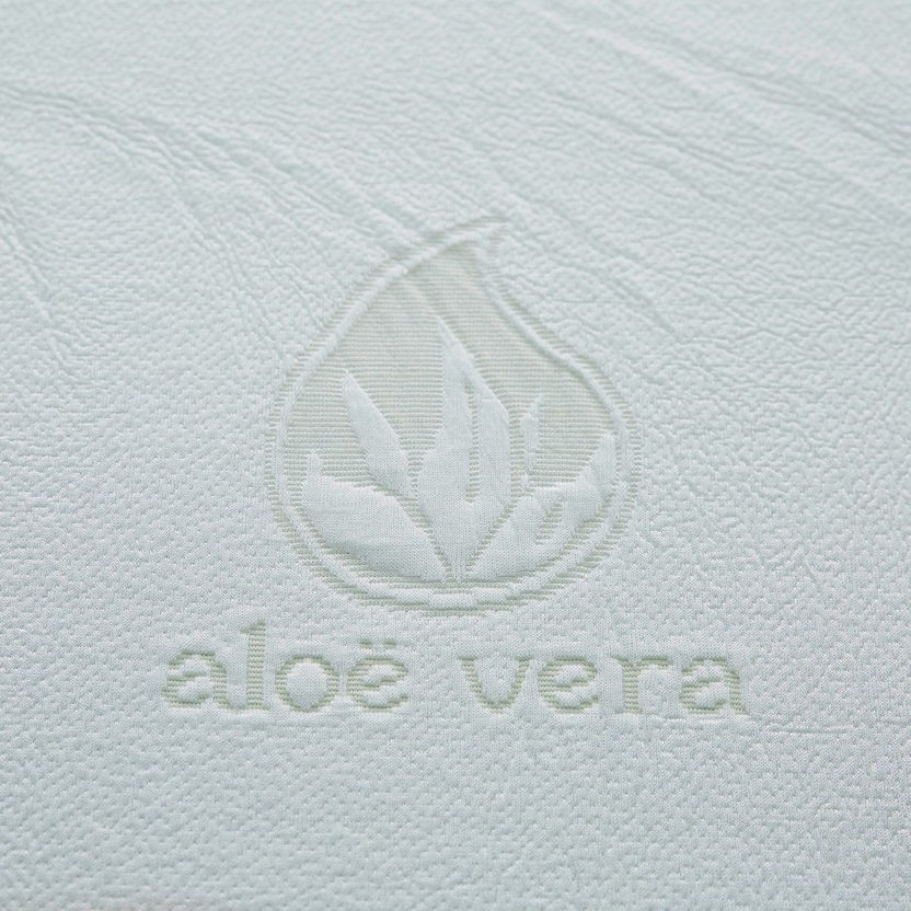 Aloe Vera Cool Gel Infused Memory Foam Super King Mattress Topper - 200x200x4 cm-Protectors and Toppers-image-3