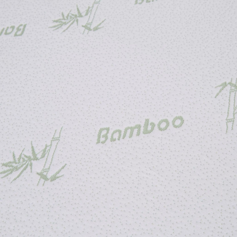 Comfort Bamboo Memory Foam Single Mattress Topper - 90x200 cm-Protectors and Toppers-image-3