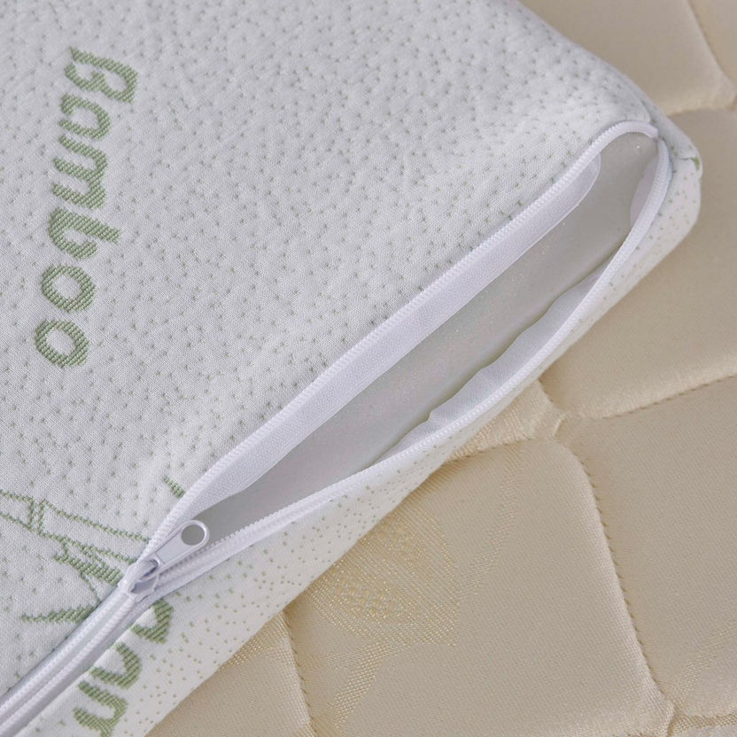 Comfort Bamboo Memory Foam Single Mattress Topper - 90x200 cm-Protectors and Toppers-image-4