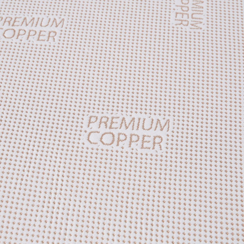 Essence Copper Infused Memory Foam King Size Mattress Topper - 180x200 cm-Protectors and Toppers-image-3