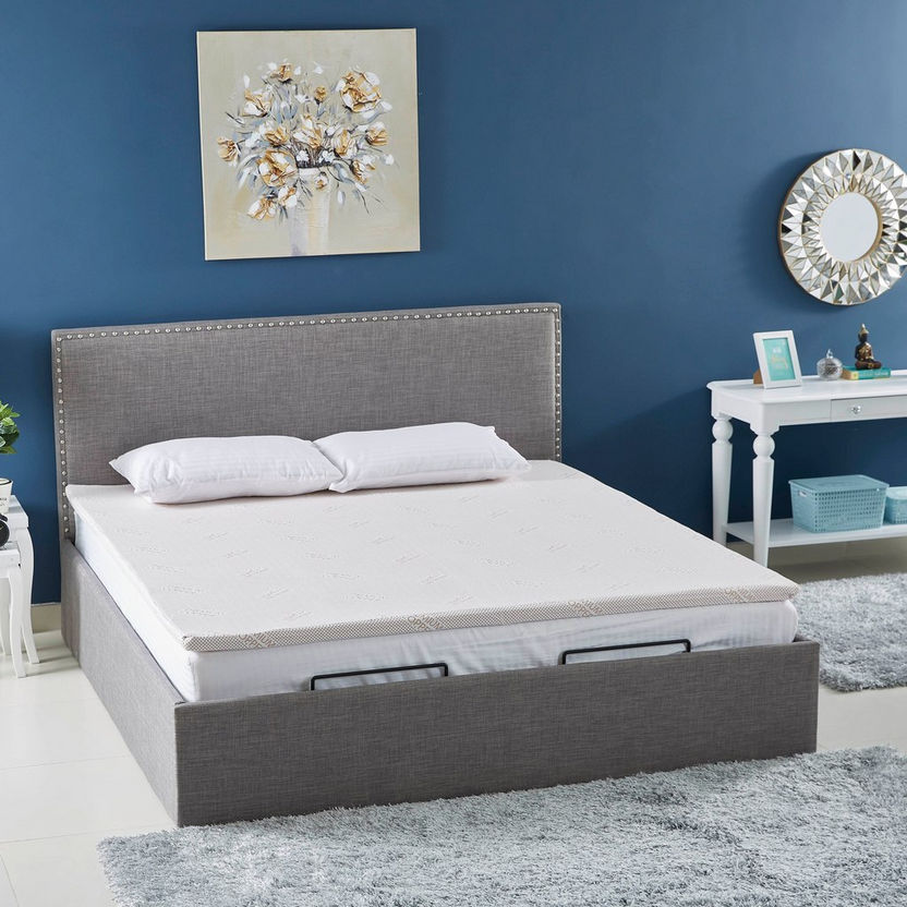 Essence Copper Infused Memory Foam King Size Mattress Topper - 180x200 cm-Protectors and Toppers-image-5