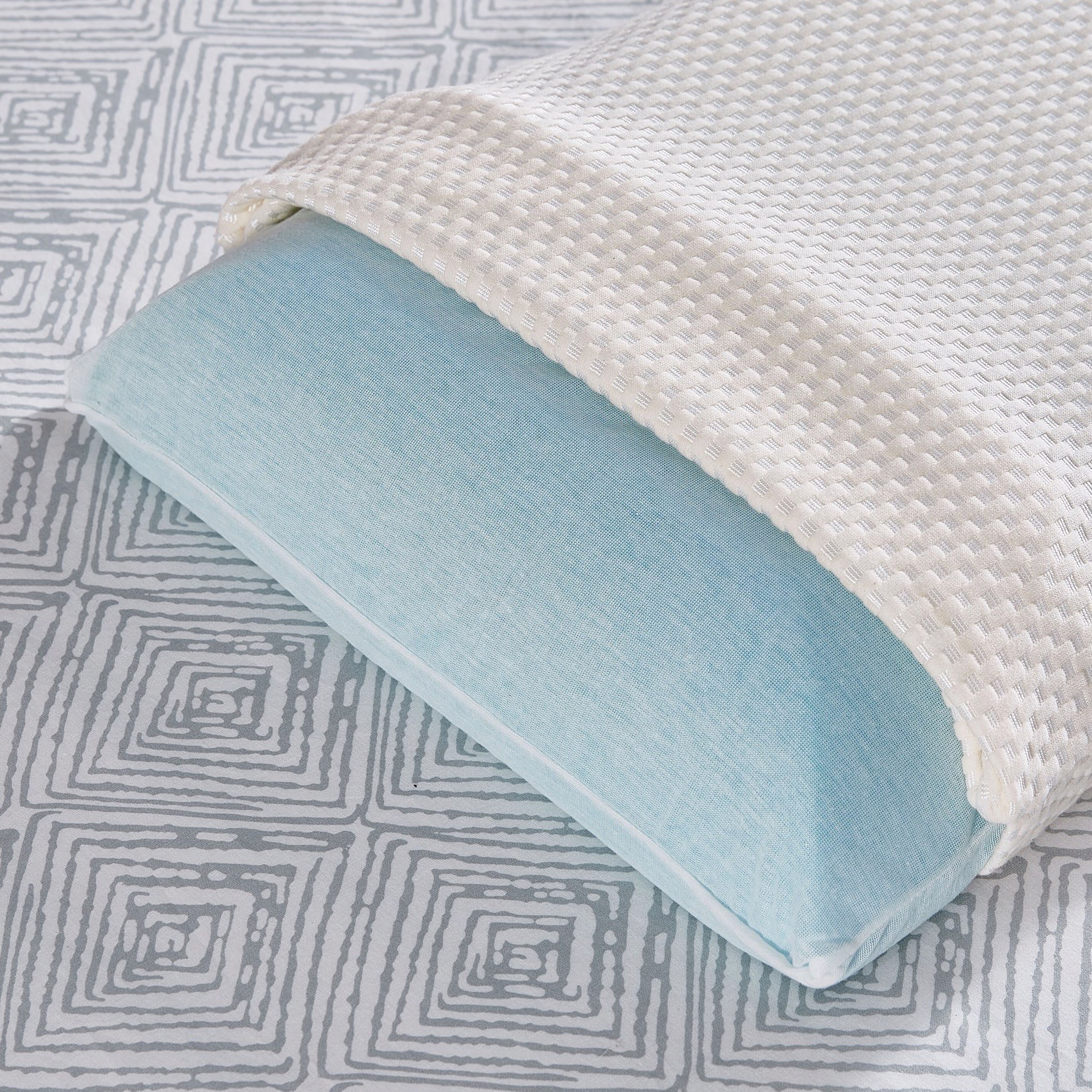 وسادة جل اسفنج حسّاس للضغط من لافيش - 40x60 سم-hbxdecorandfurnishings-bedding-duvetsandpillows-image-2