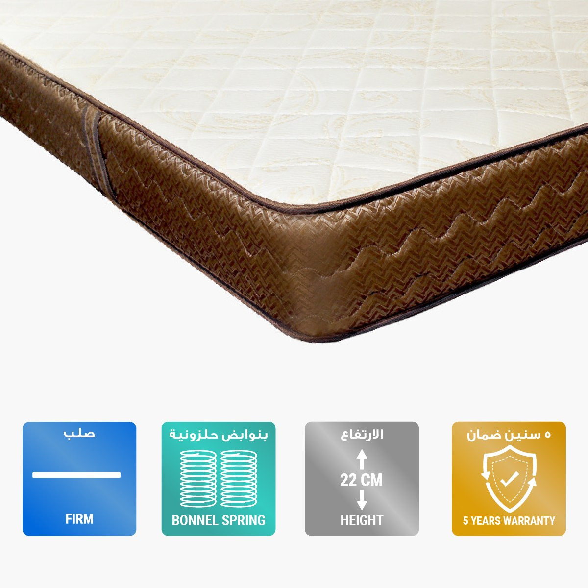 مرتبة مزدوجة من آي ديلوكس - 120x200 سم-hbxfurniture-mattresses-twin-image-1