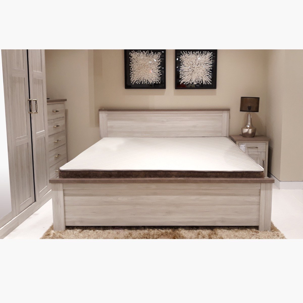 مرتبة سوبر كينج آي ديلوكس - 200x200x22 سم-hbxfurniture-mattresses-king-image-3