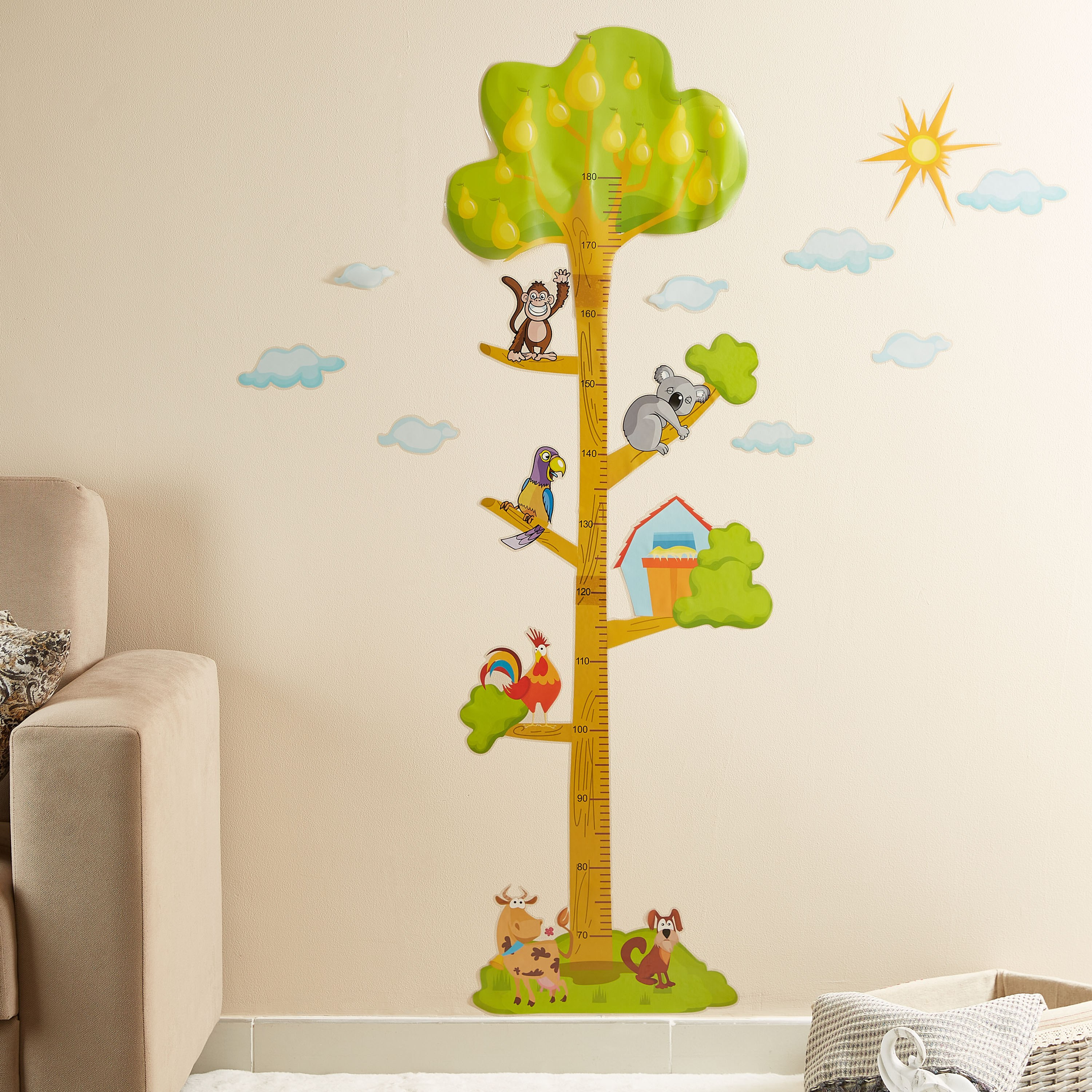 ملصق حائط بطبعة مخطط نمو على شكل شجرة من كريست - 50x70 سم-hbxhomeware-hbxkidsandyouth-image-1