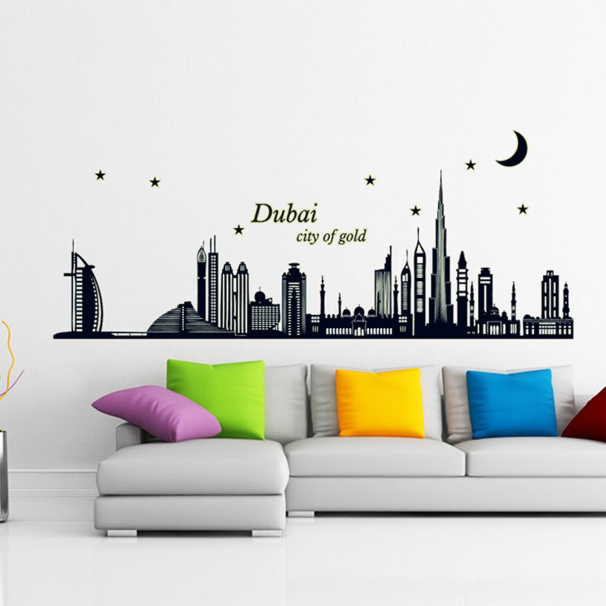ملصق حائط بتصميم دبي جلو إن ذا دارك من كريست - 60x90 سم-hbxhomeware-hbxkidsandyouth-image-1